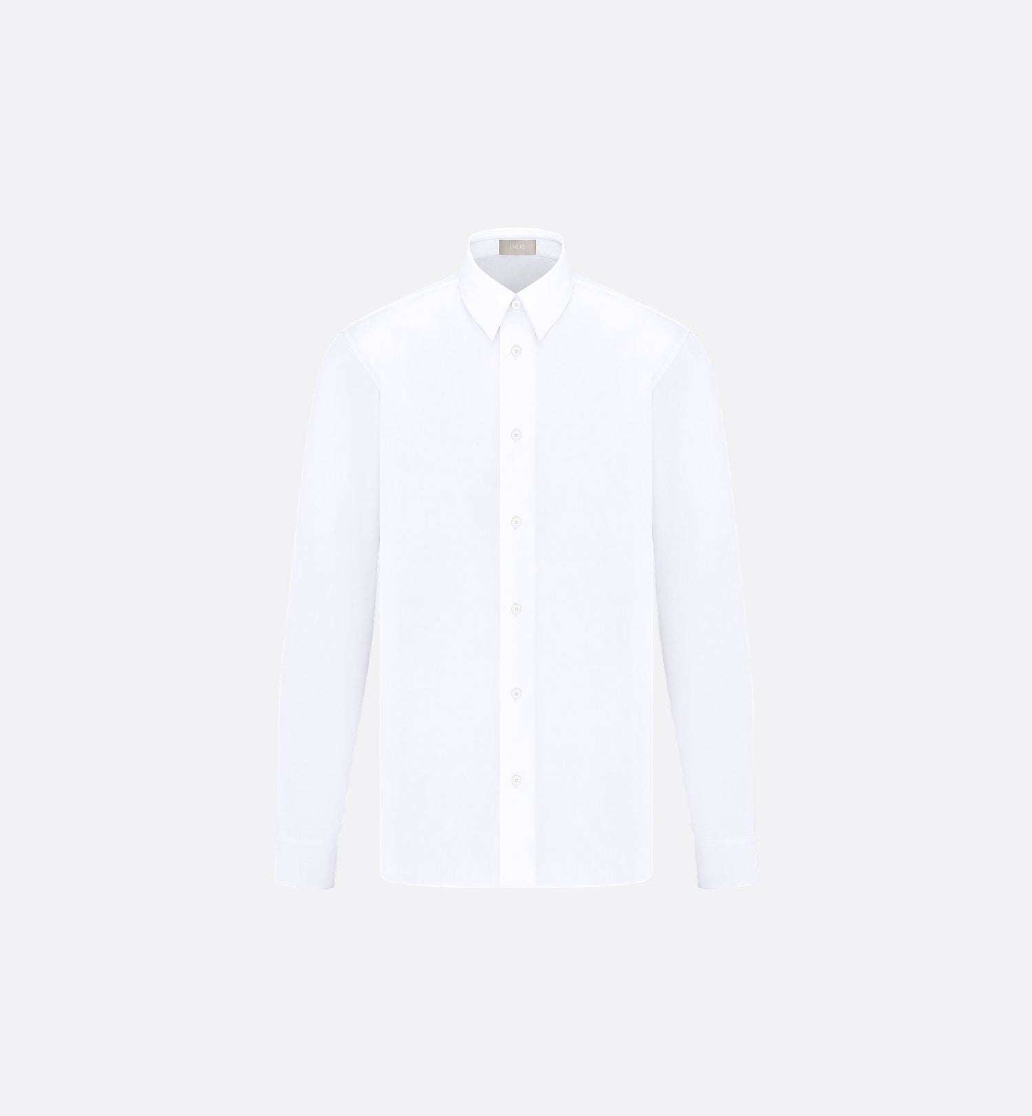 Classic Shirt White Cotton Poplin