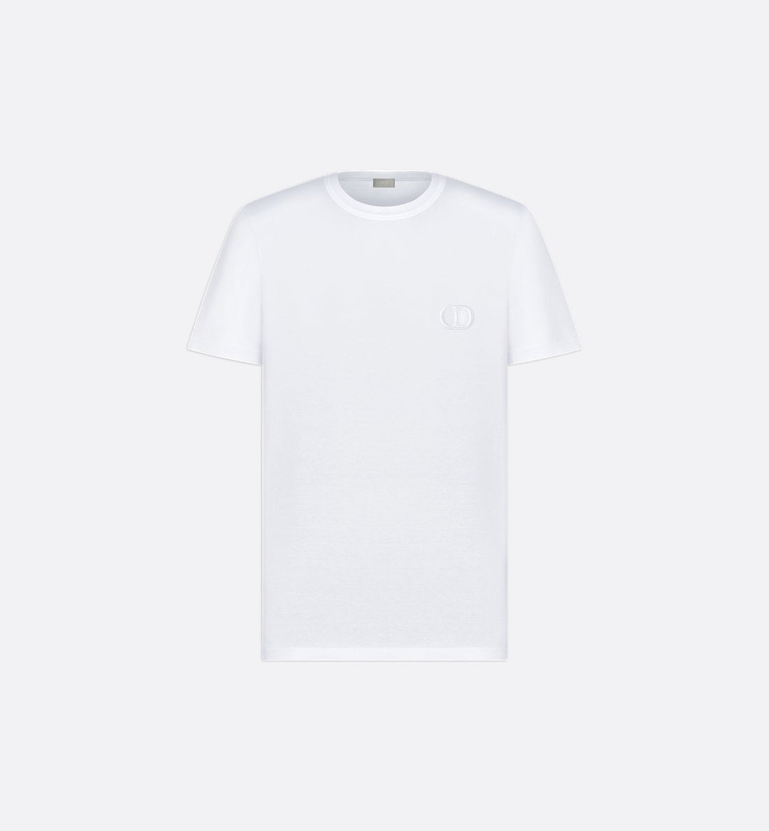 Cd Icon T-Shirt Regular Fit White Cotton Jersey