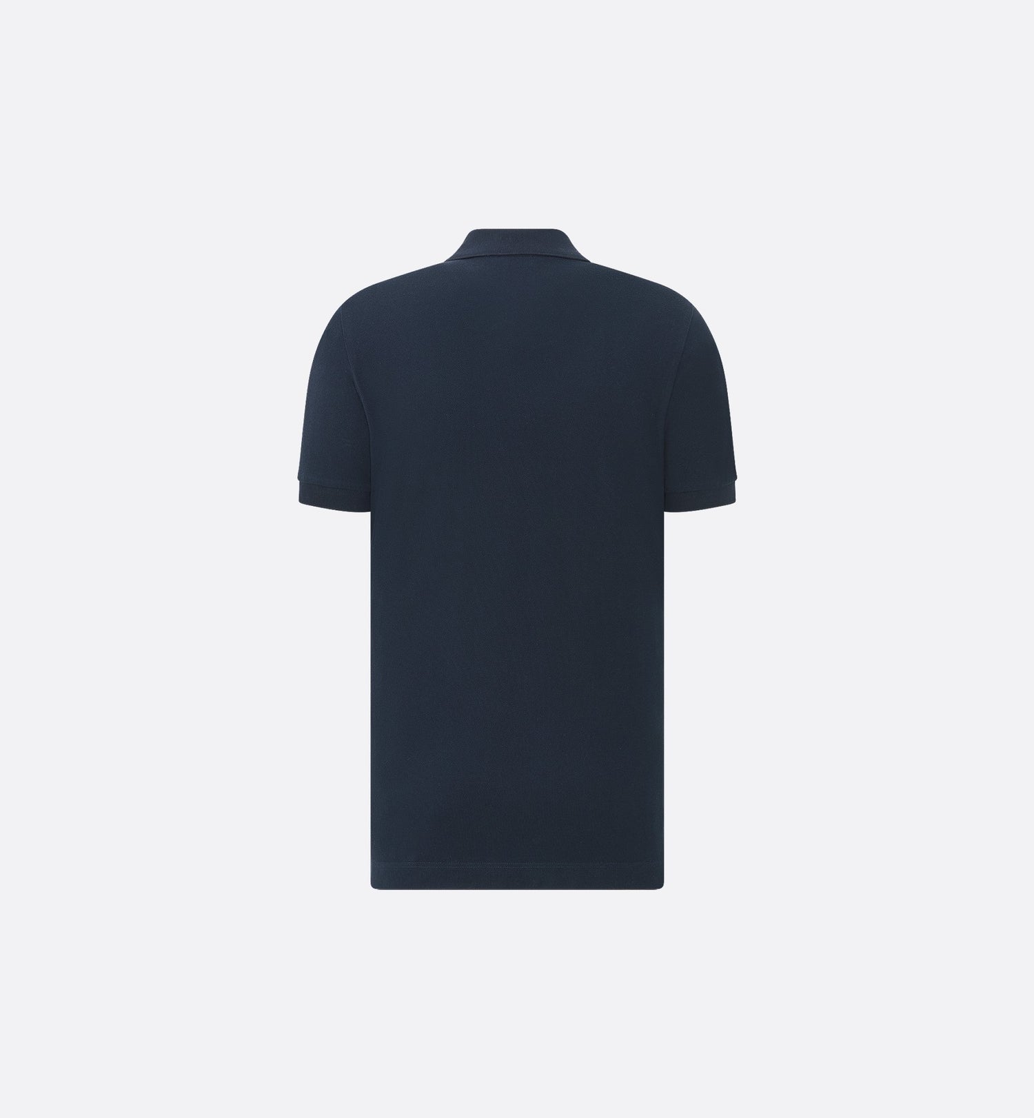 Cd Icon Polo Shirt Navy Blue Cotton Pique