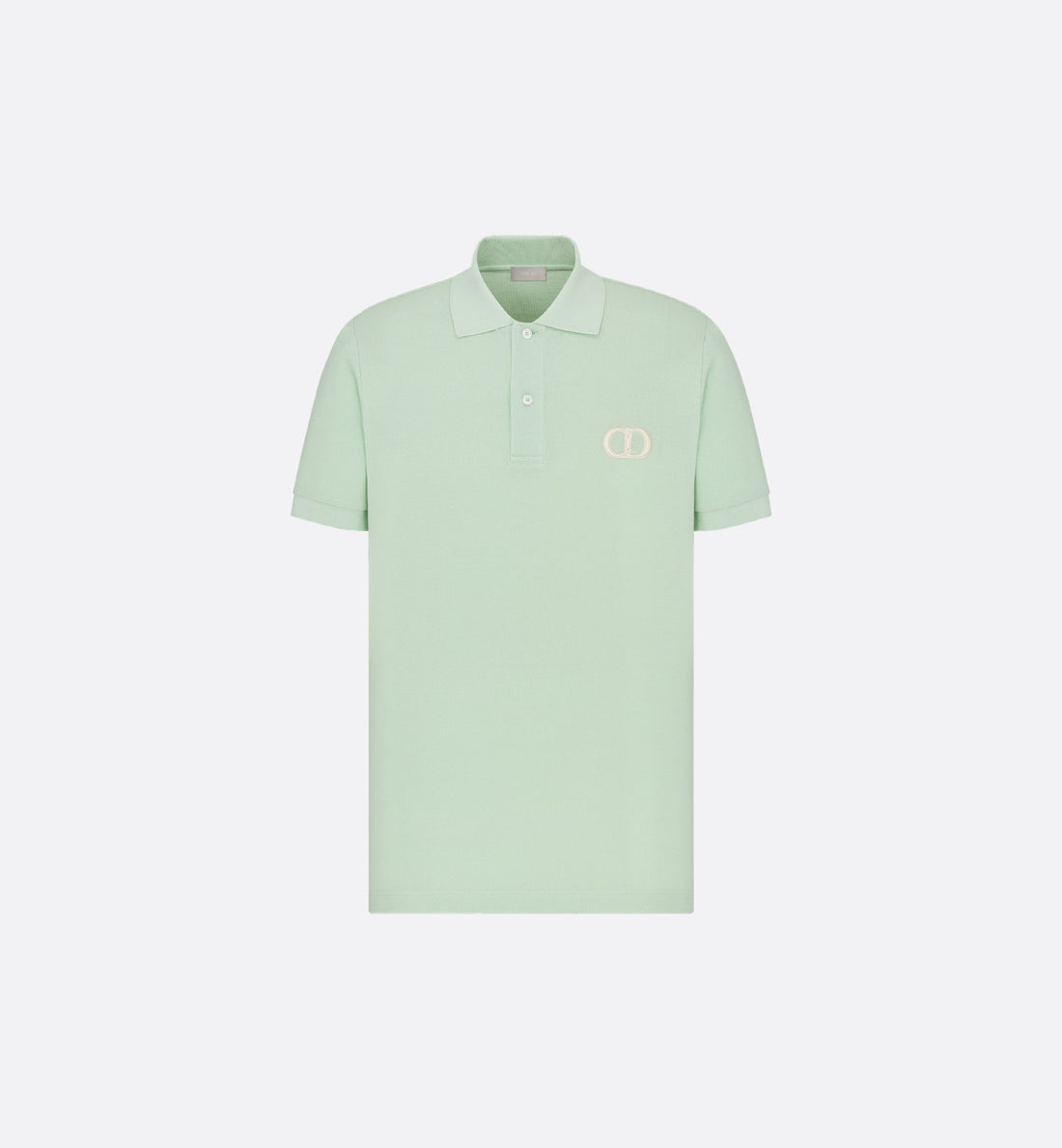 Cd Icon Polo Shirt Green Cotton Pique