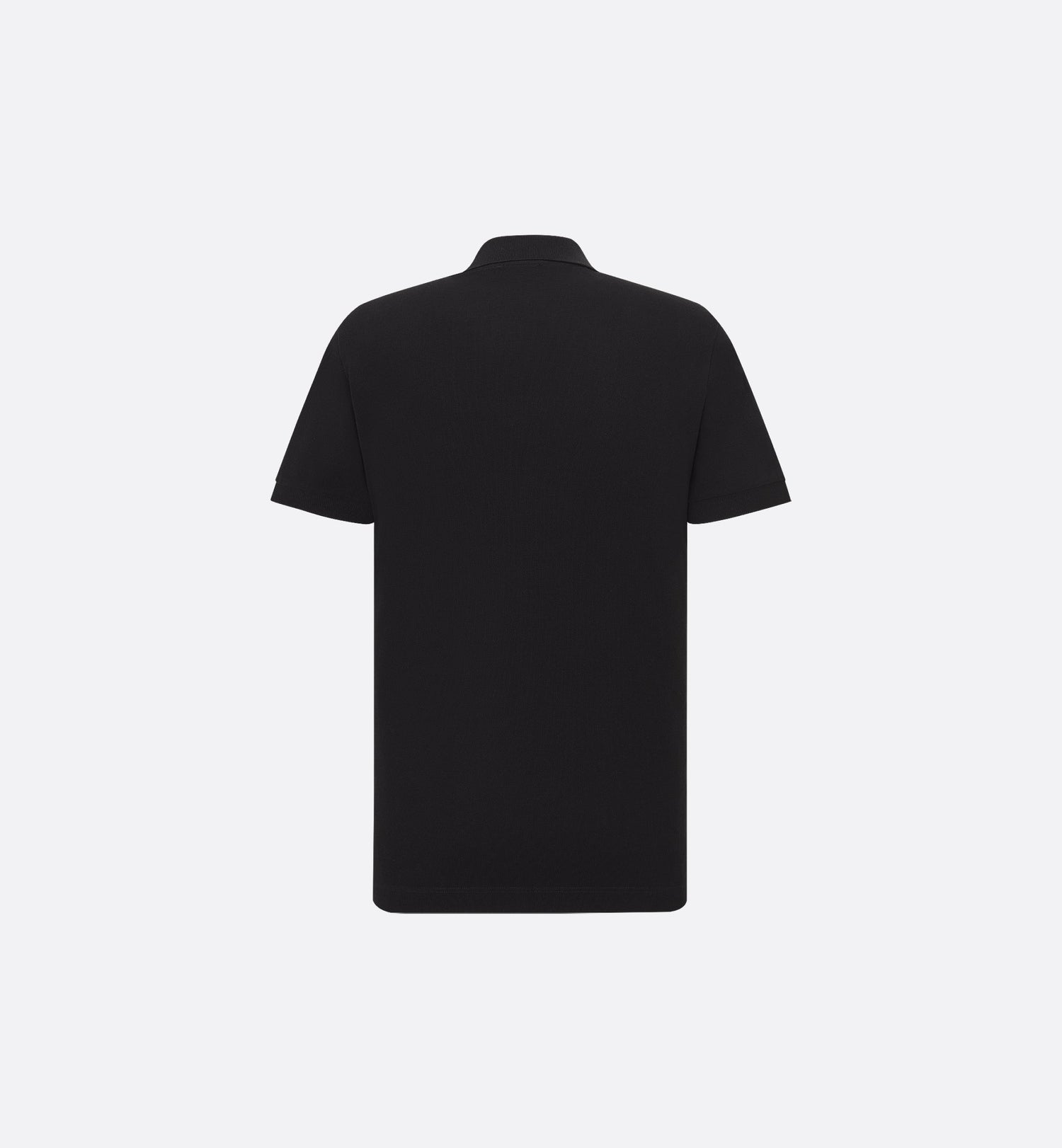 Cd Icon Polo Shirt Black Cotton Pique