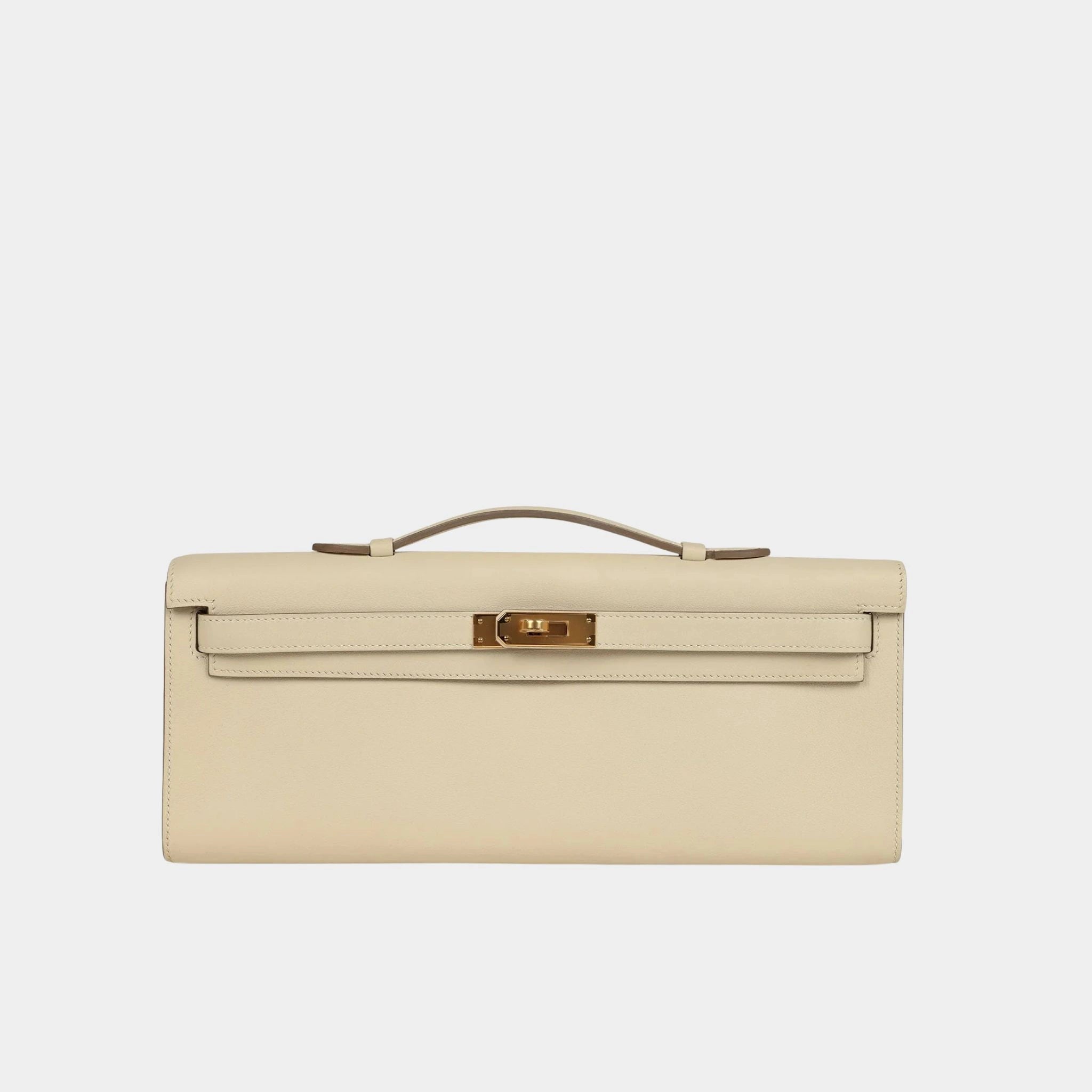 Kelly Cut Clutch Swift Craie GHW