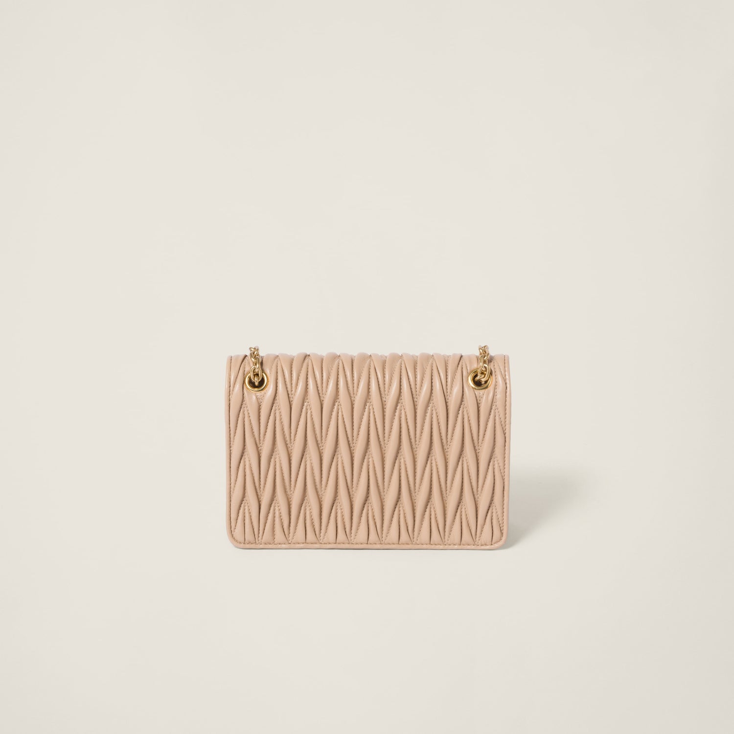 Matelassé nappa leather mini bag