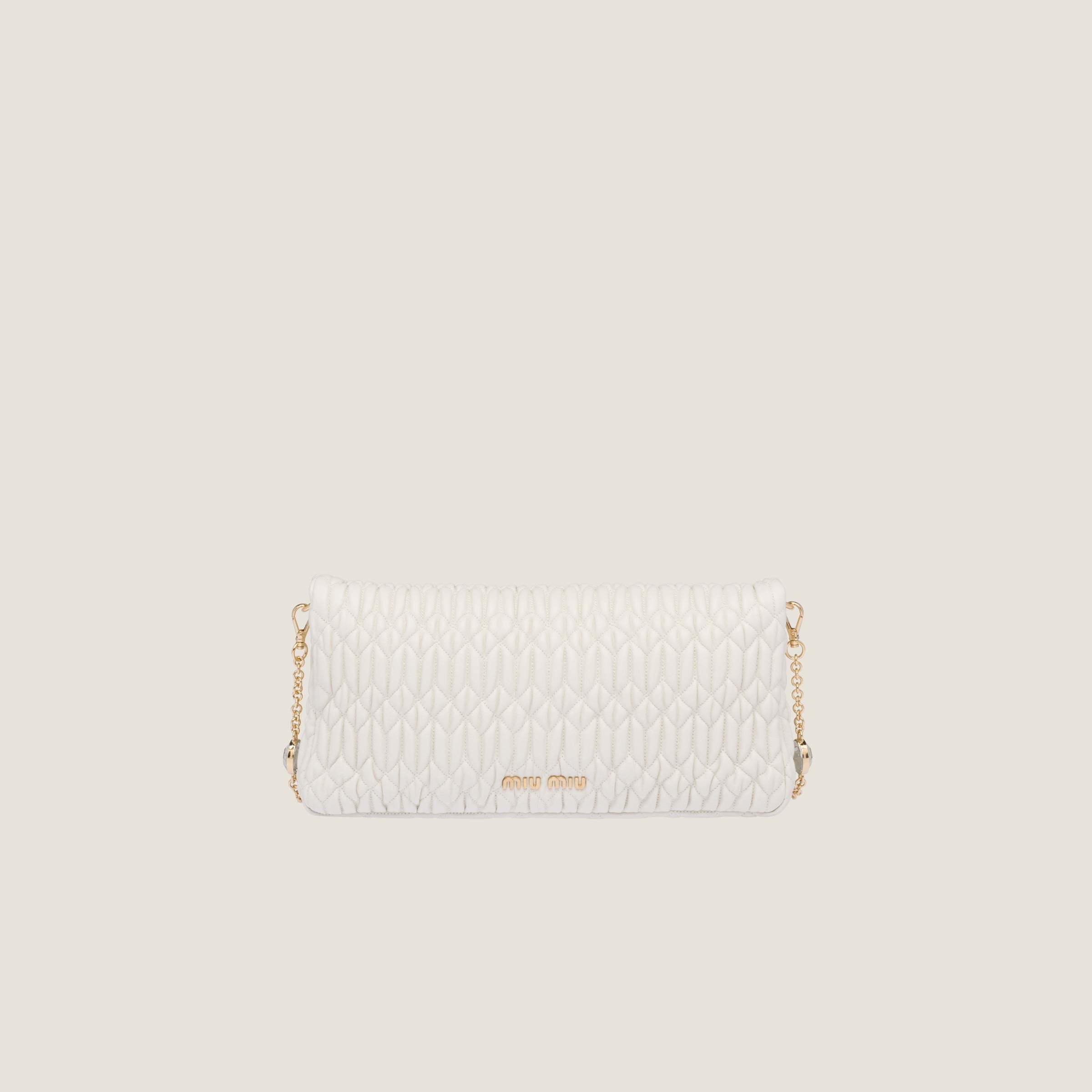 Iconic Crystal Cloque Nappa leather bag