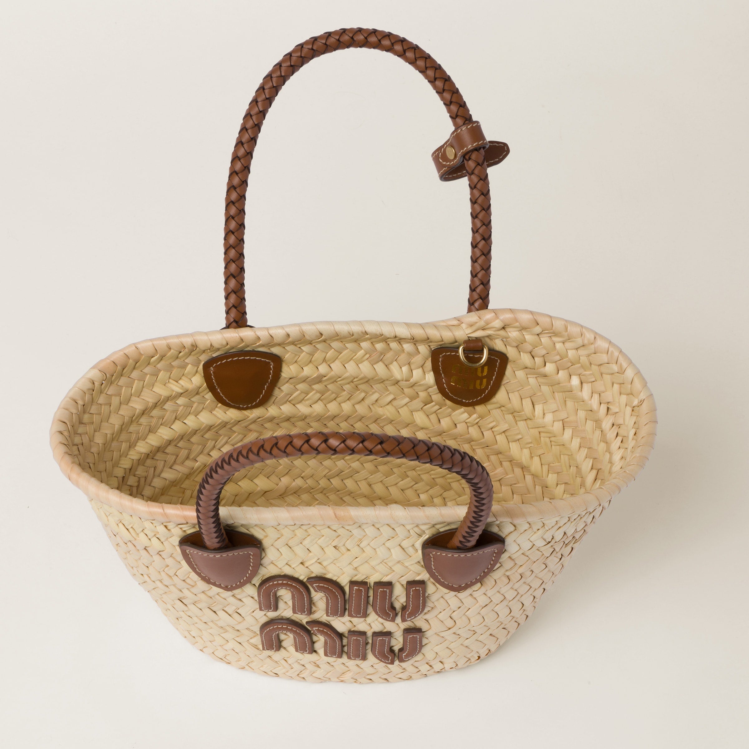 Woven fabric tote bag