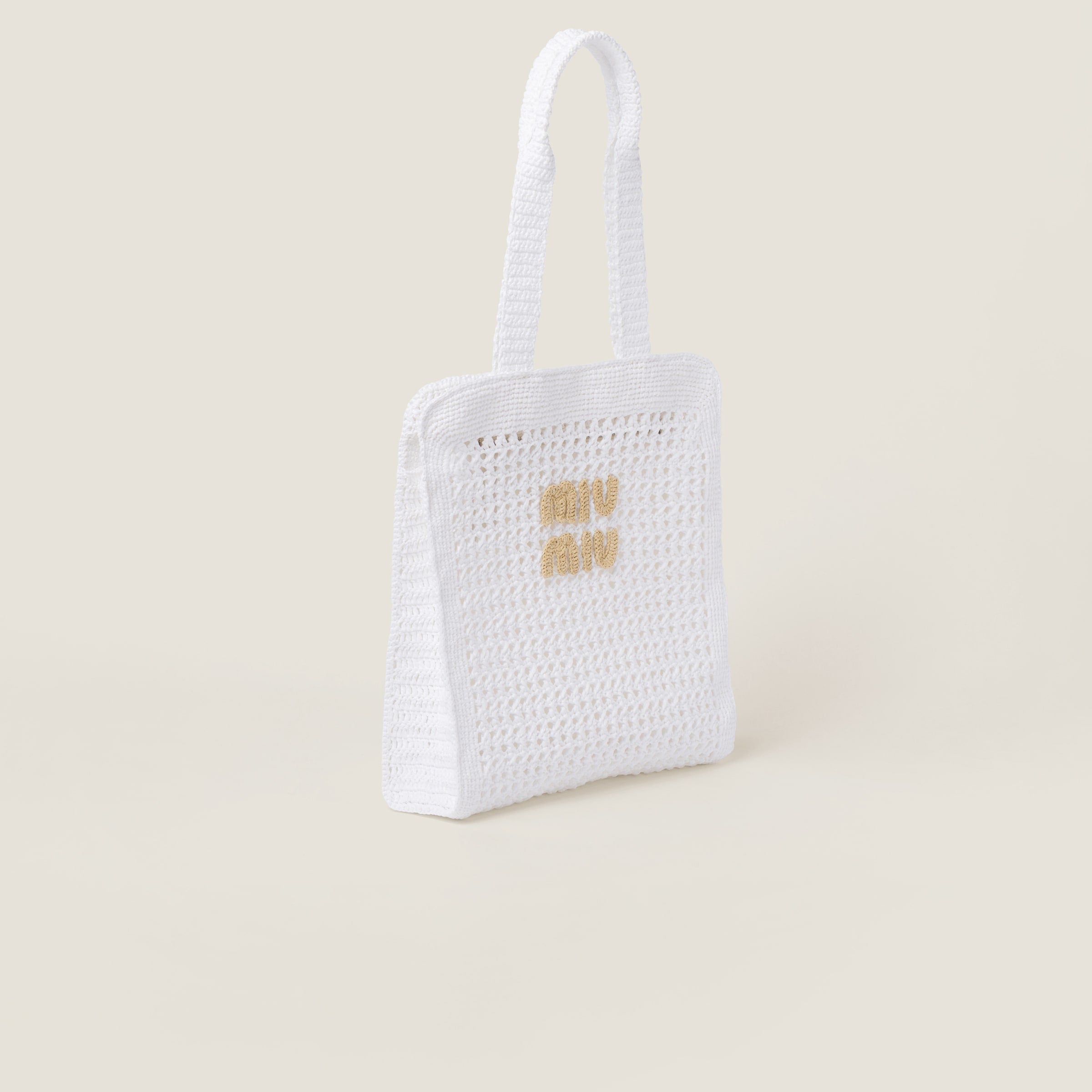 Woven fabric tote bag