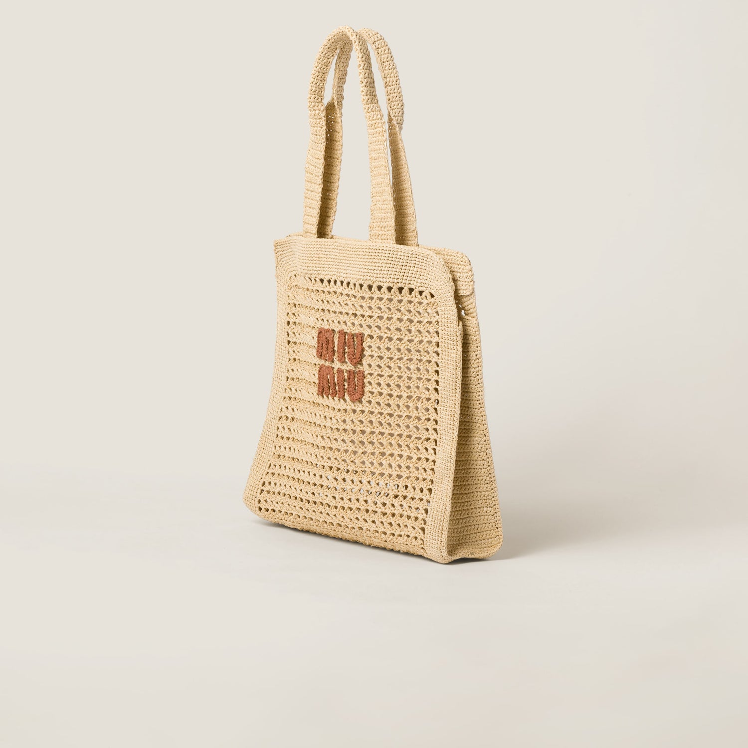 Woven fabric tote bag