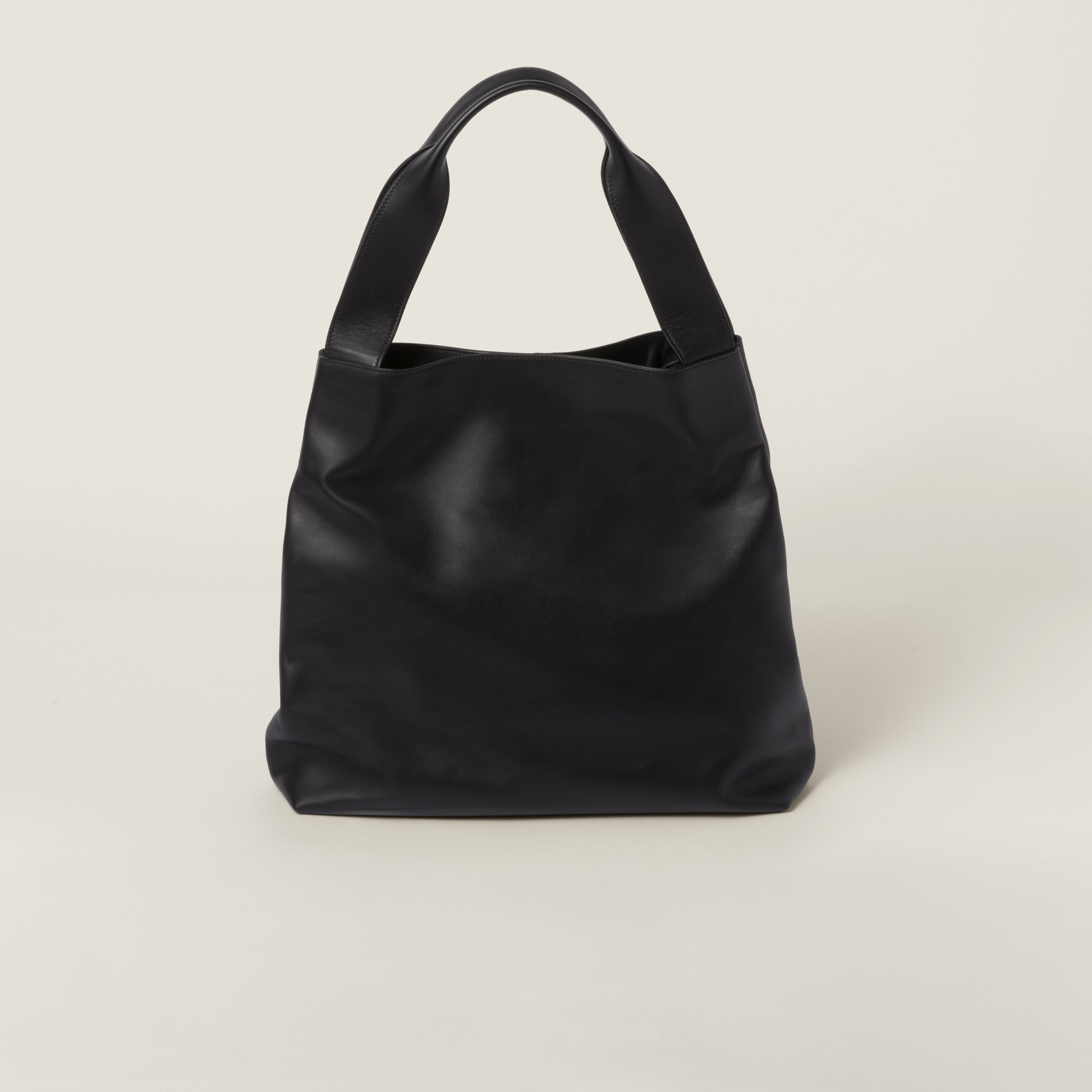 Leather hobo bag