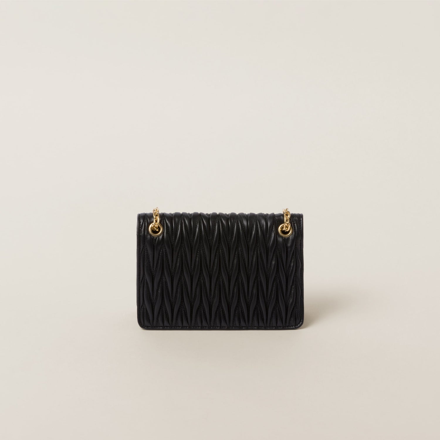 Matelassé nappa leather mini-bag