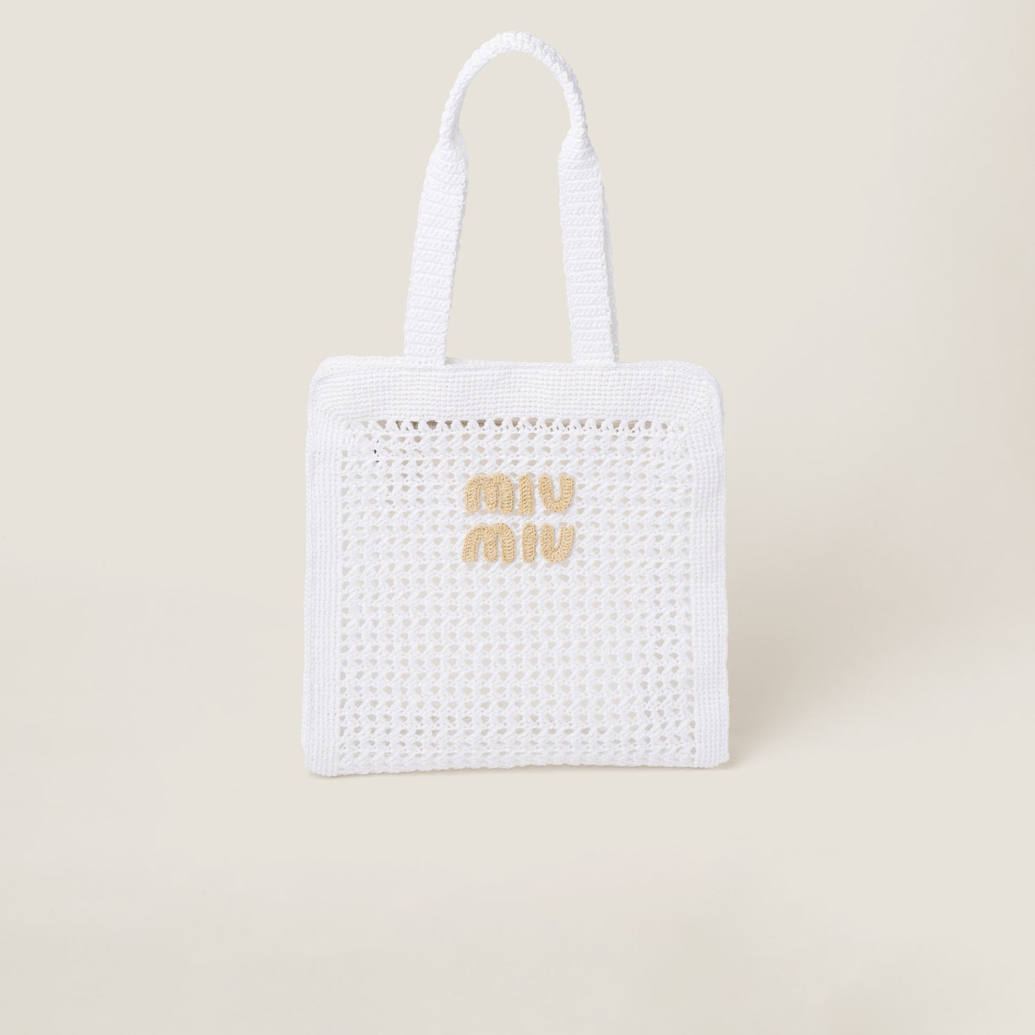 Woven fabric tote bag