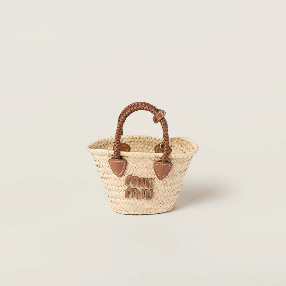 Woven fabric handbag