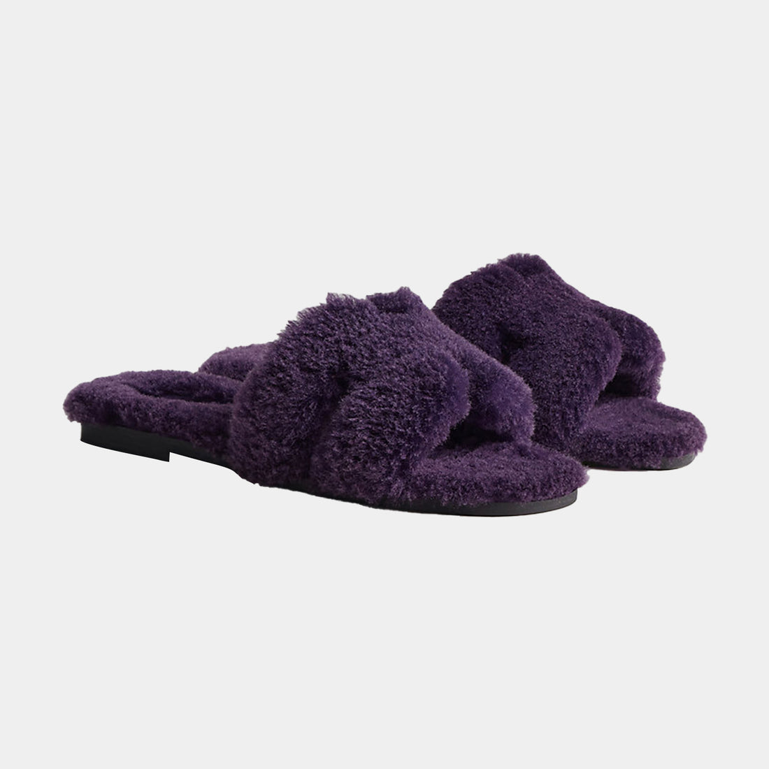 Oran Sandal - Purple Fur