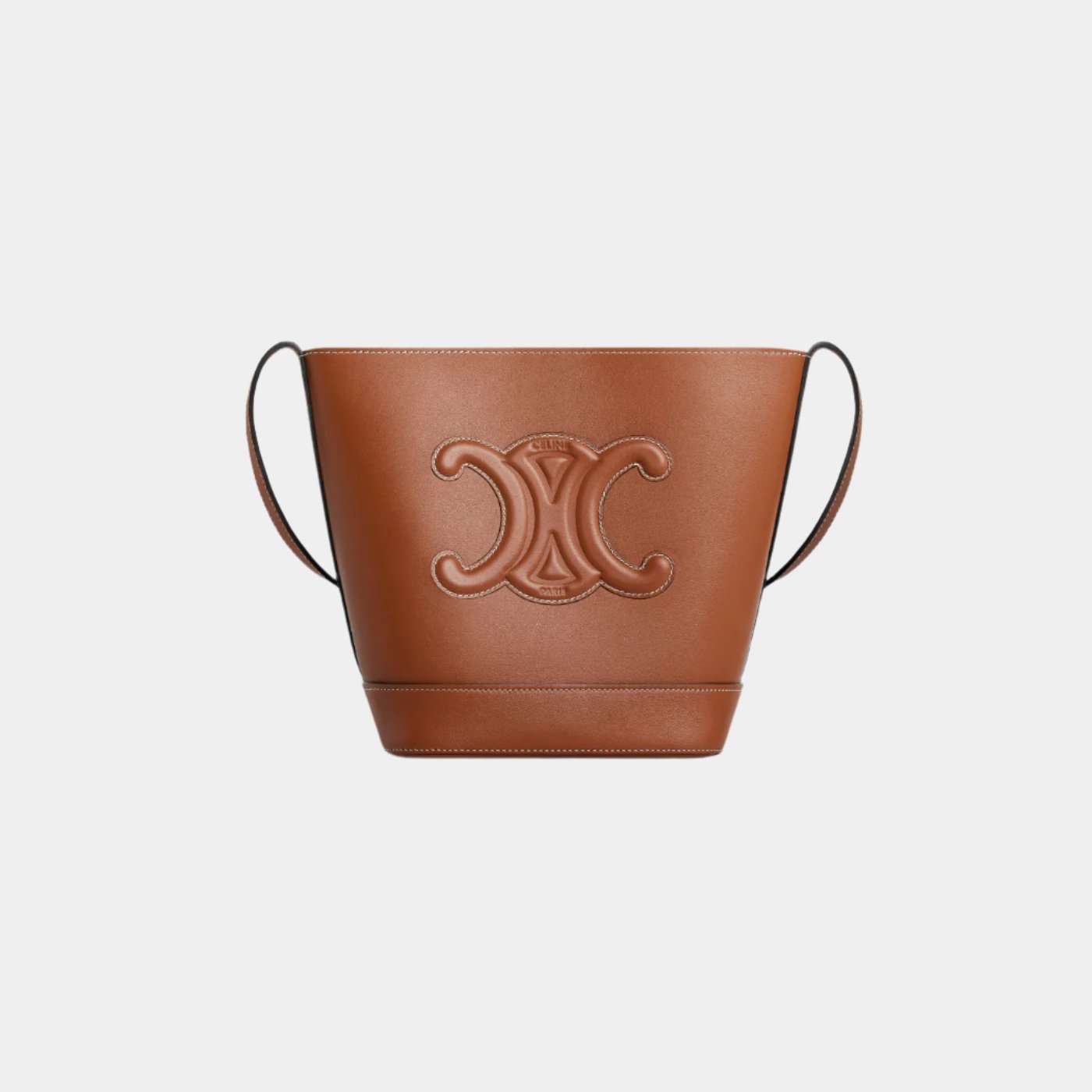 Small Bucket Cuir Triomphe In Smooth Calfskin