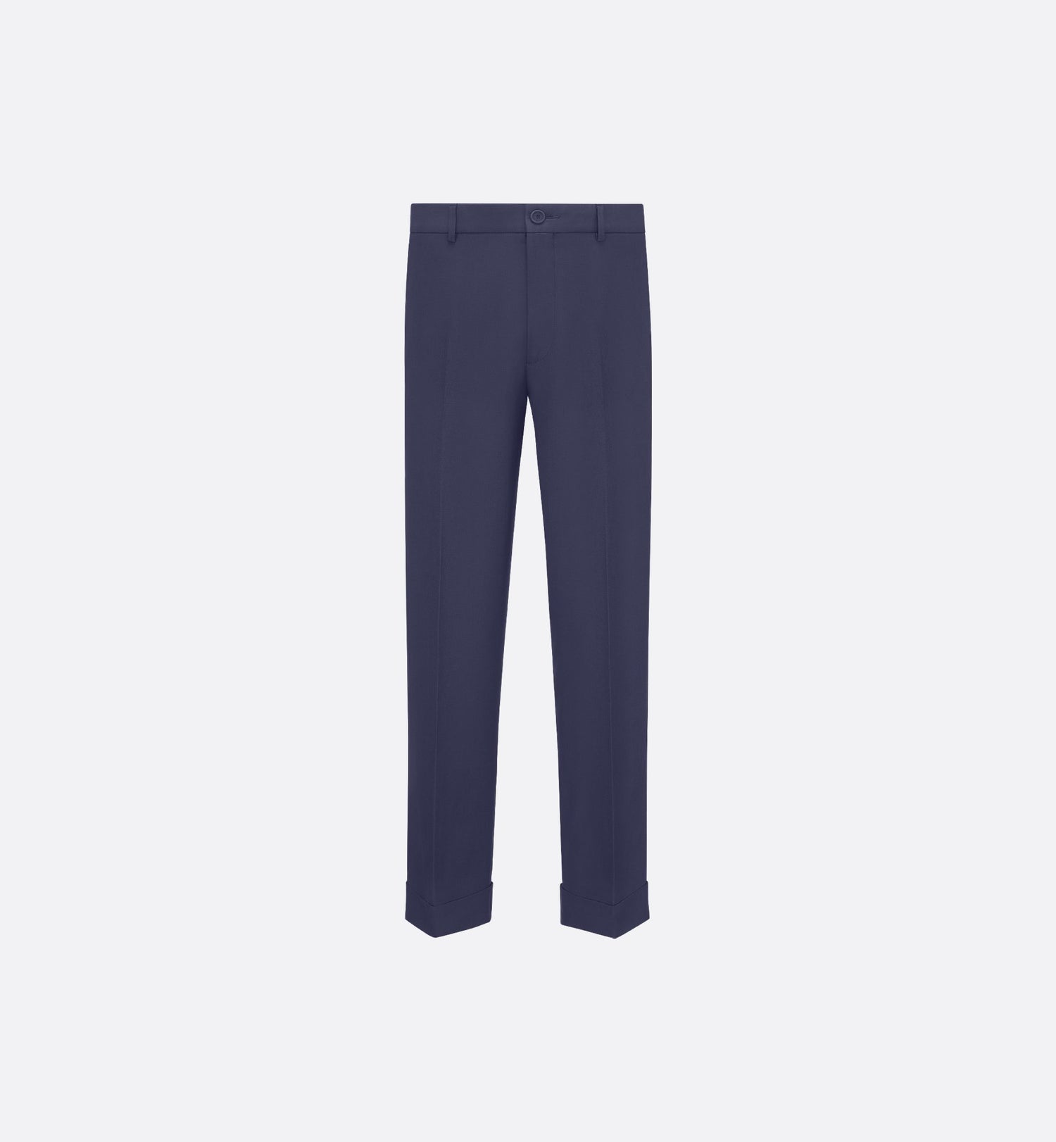 Cd Couture Chinos Blue Cotton Faille