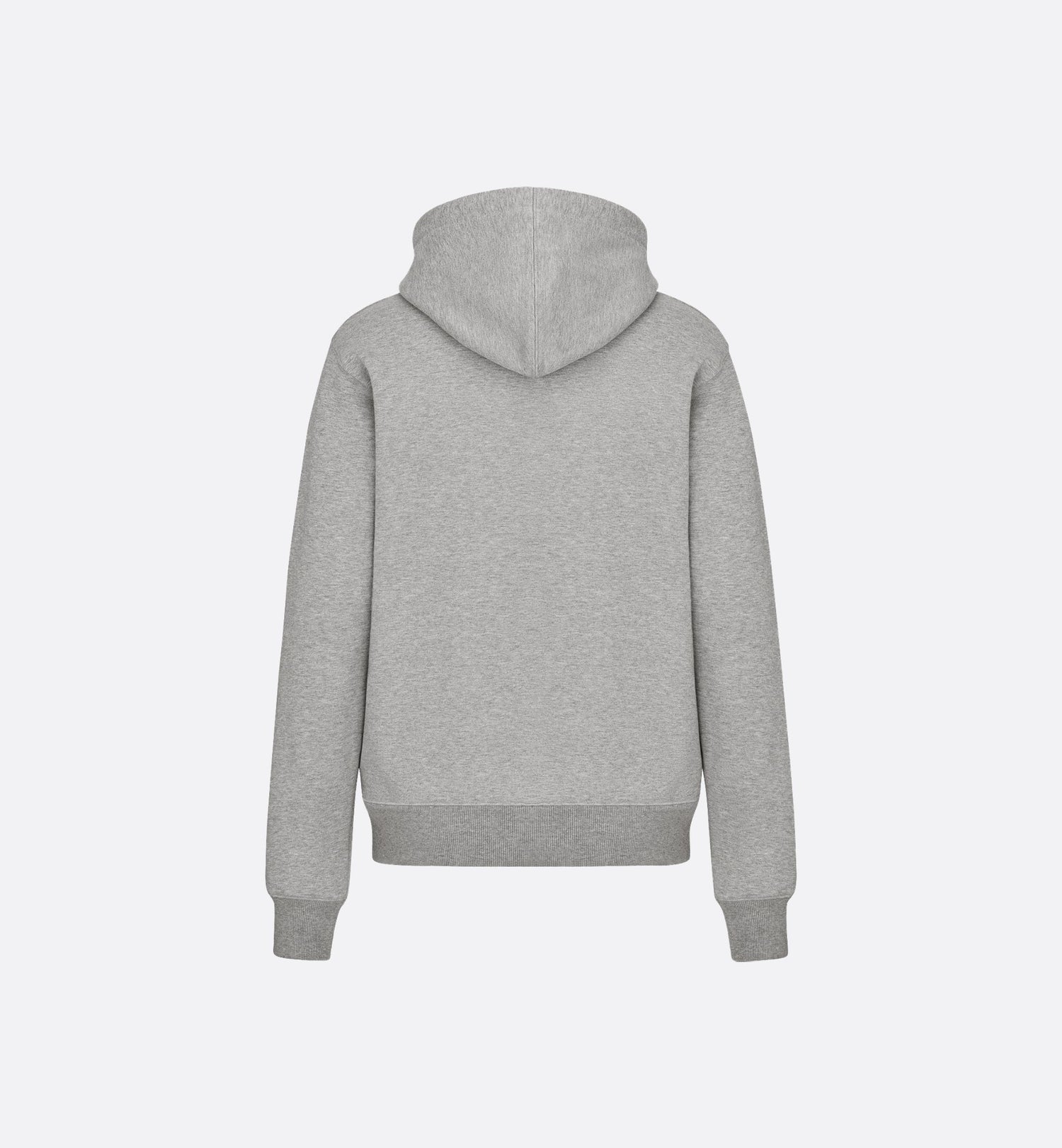 Cd Icon Hooded Sweatshirt Gray Cotton Fleece