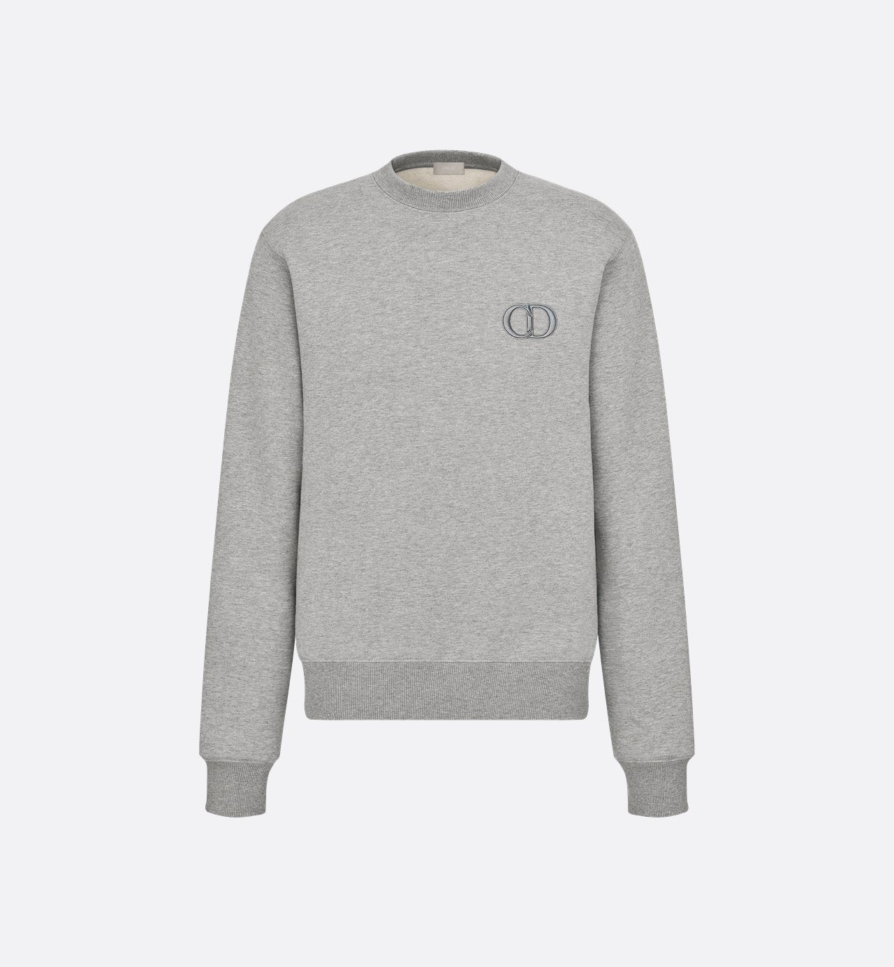 Cd Icon Sweatshirt Gray Cotton Fleece