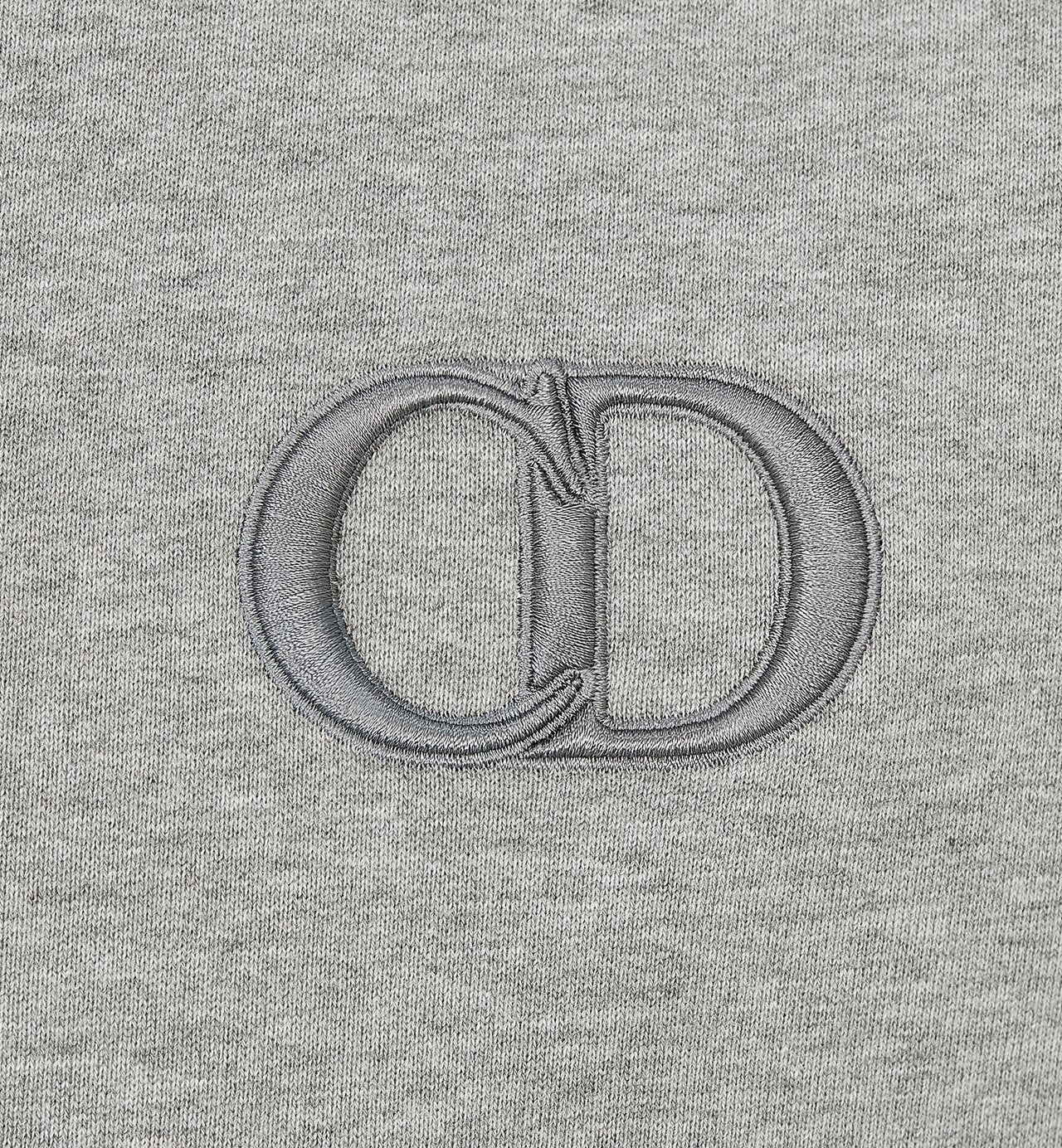 Cd Icon Sweatshirt Gray Cotton Fleece