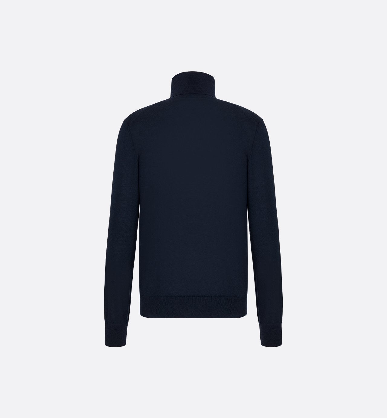 Cd Icon Turtleneck Sweater Navy Blue Cashmere Jersey