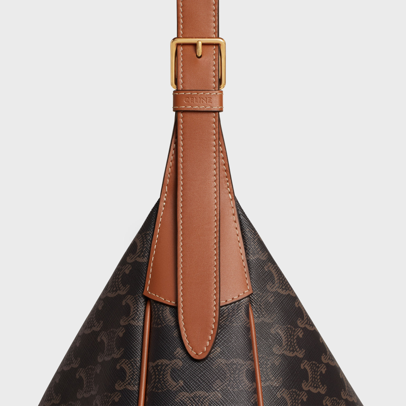 Medium Heloise Bag Cuir Triomphe In Triomphe Canvas And Calfskin