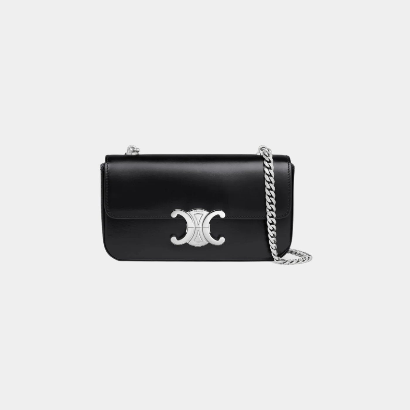 Chain Shoulder Bag Claude In Shiny Calfskin