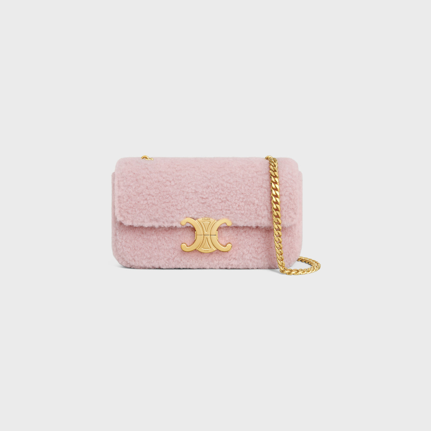 Chain Shoulder Bag Claude In Shearling