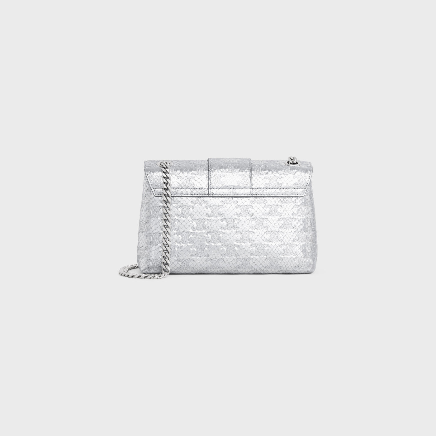 Teen Celine Victoire Bag In Python Effect Calfskin With Triomphe All-Over