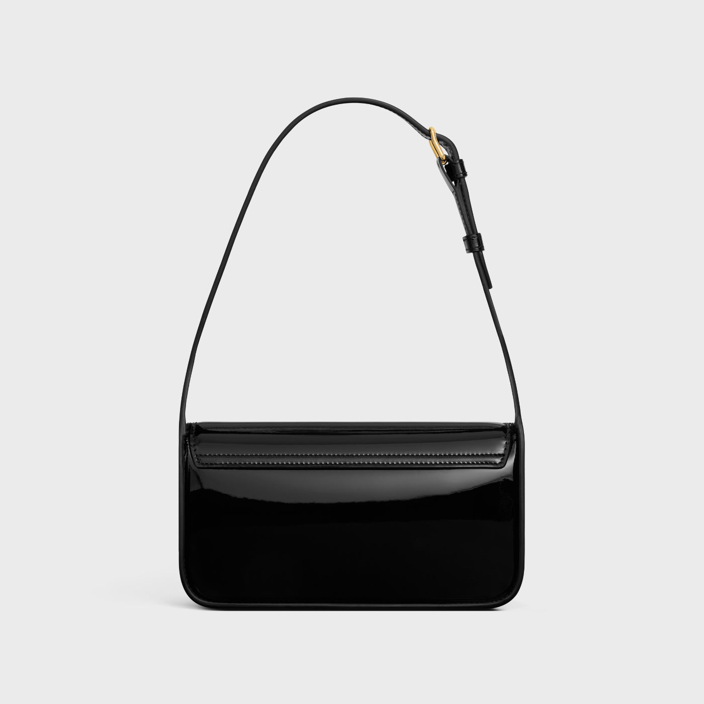 Shoulder Bag Terence In Patent Calfskin