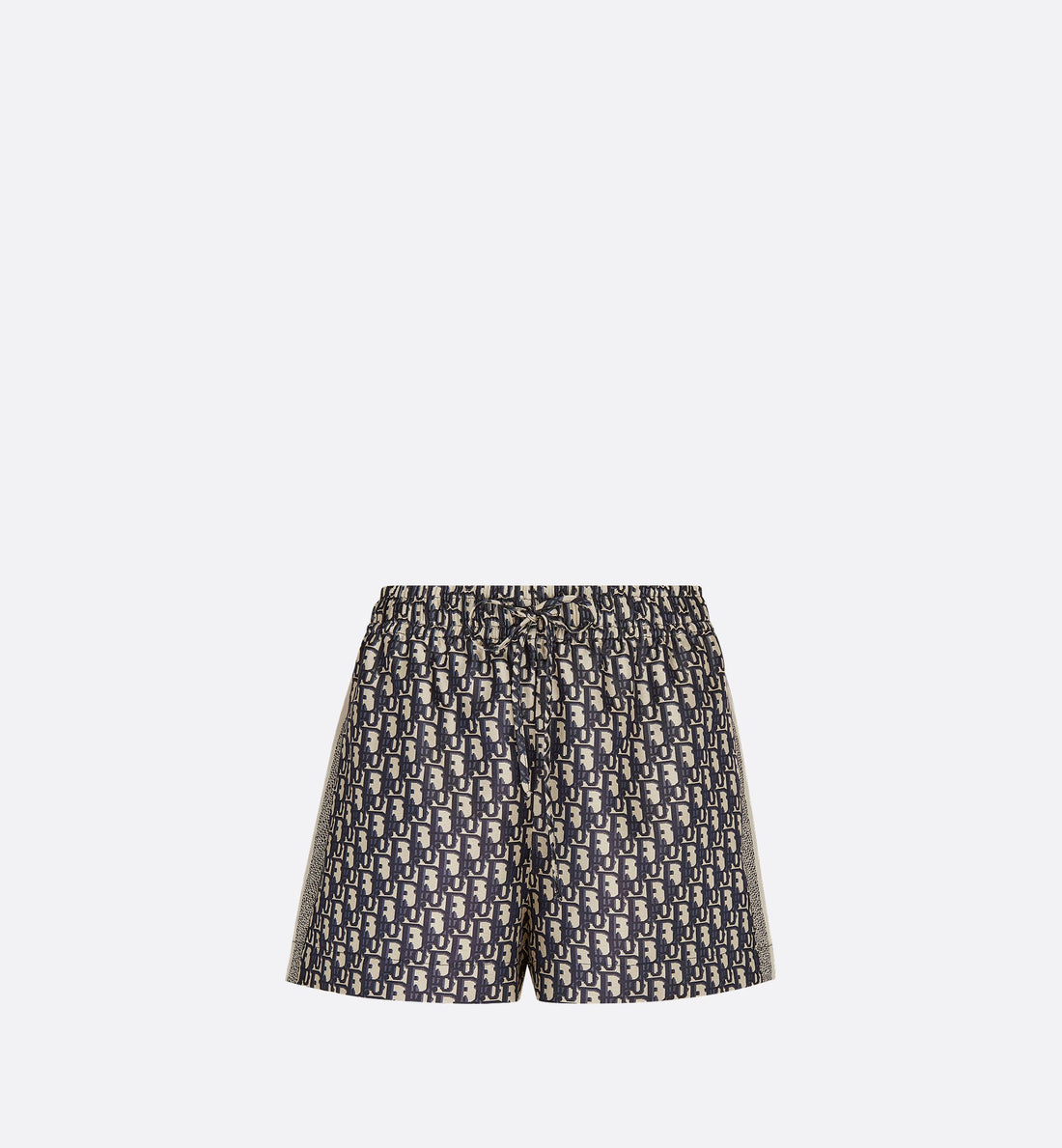 Dior Chez Moi Shorts Blue Dior Oblique Silk Twill