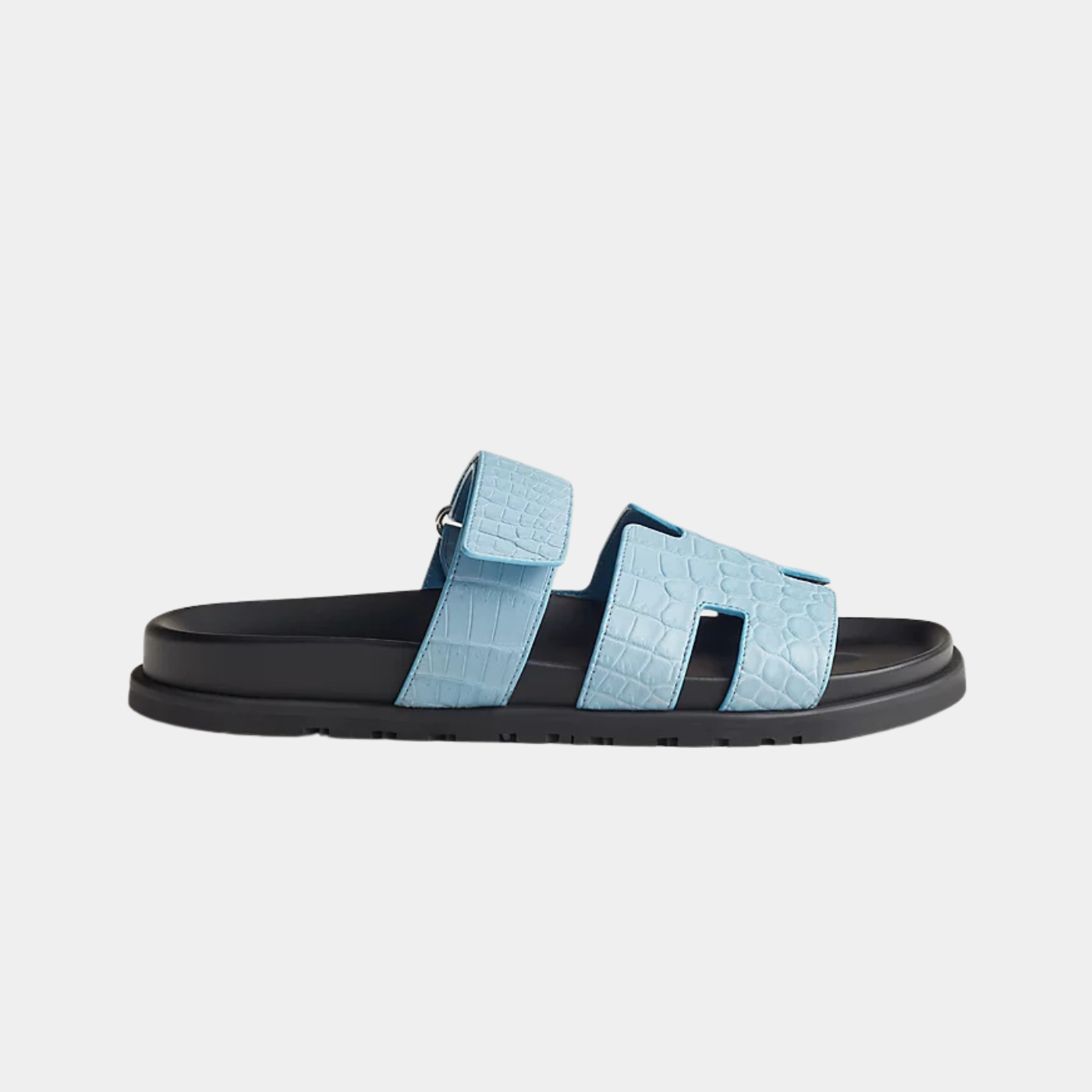 Chypre Sandal - Bleu Cameo Crocodile