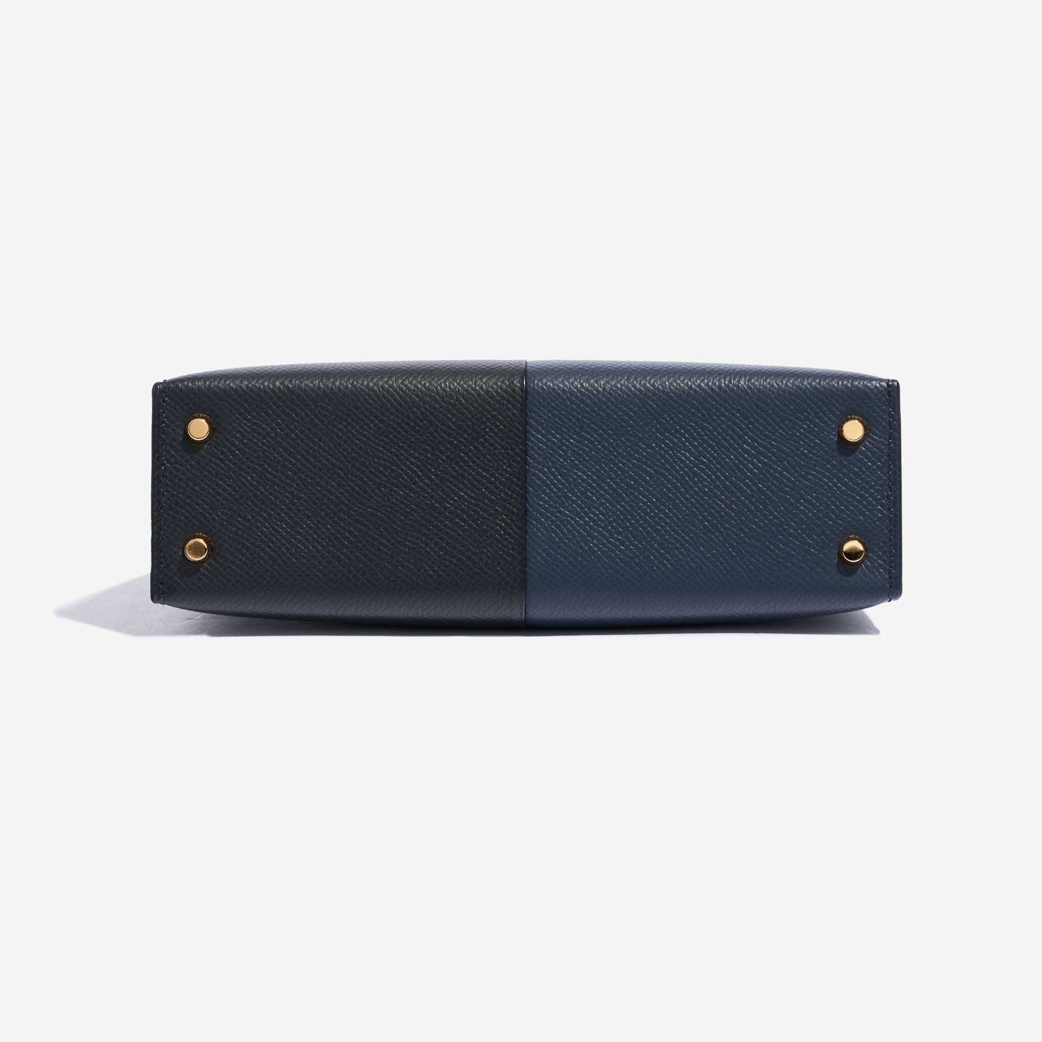 Kelly Mini Epsom Blue Indigo / Black