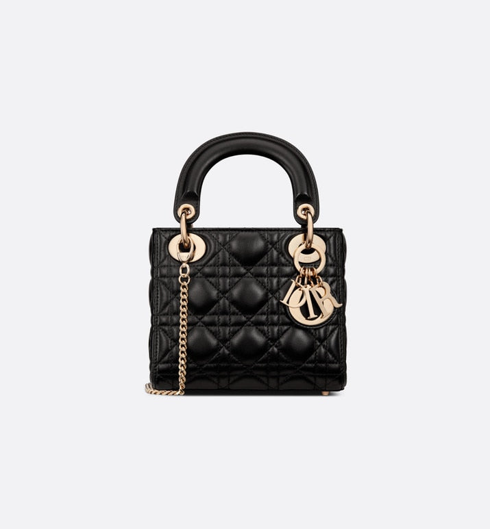 Mini Lady Dior Bag • Black Cannage Lambskin