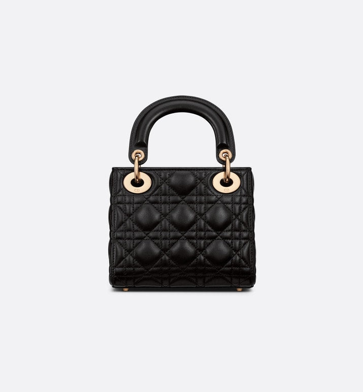 Mini Lady Dior Bag Black Cannage Lambskin