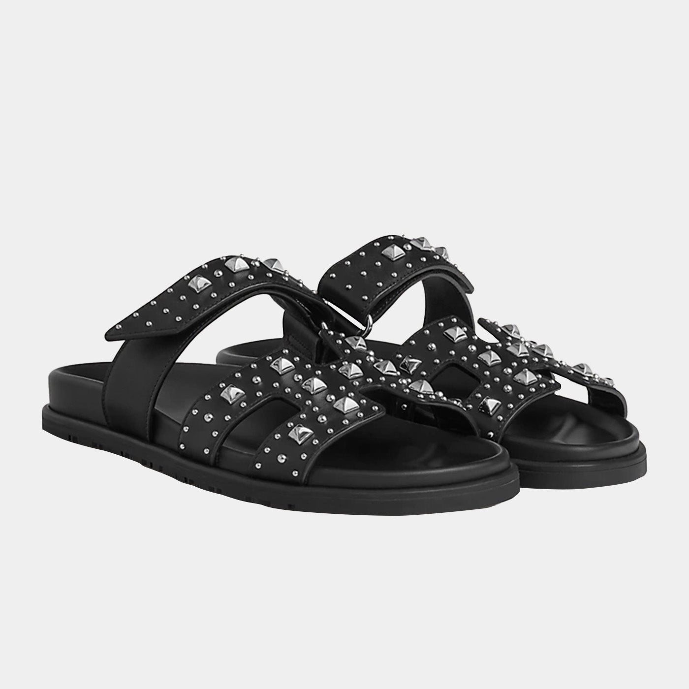 Chypre Sandal -  Black Clou