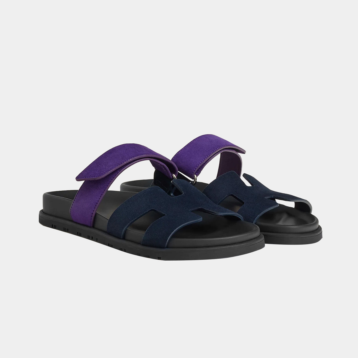 Chypre Sandal - Marine / Violet Majorette