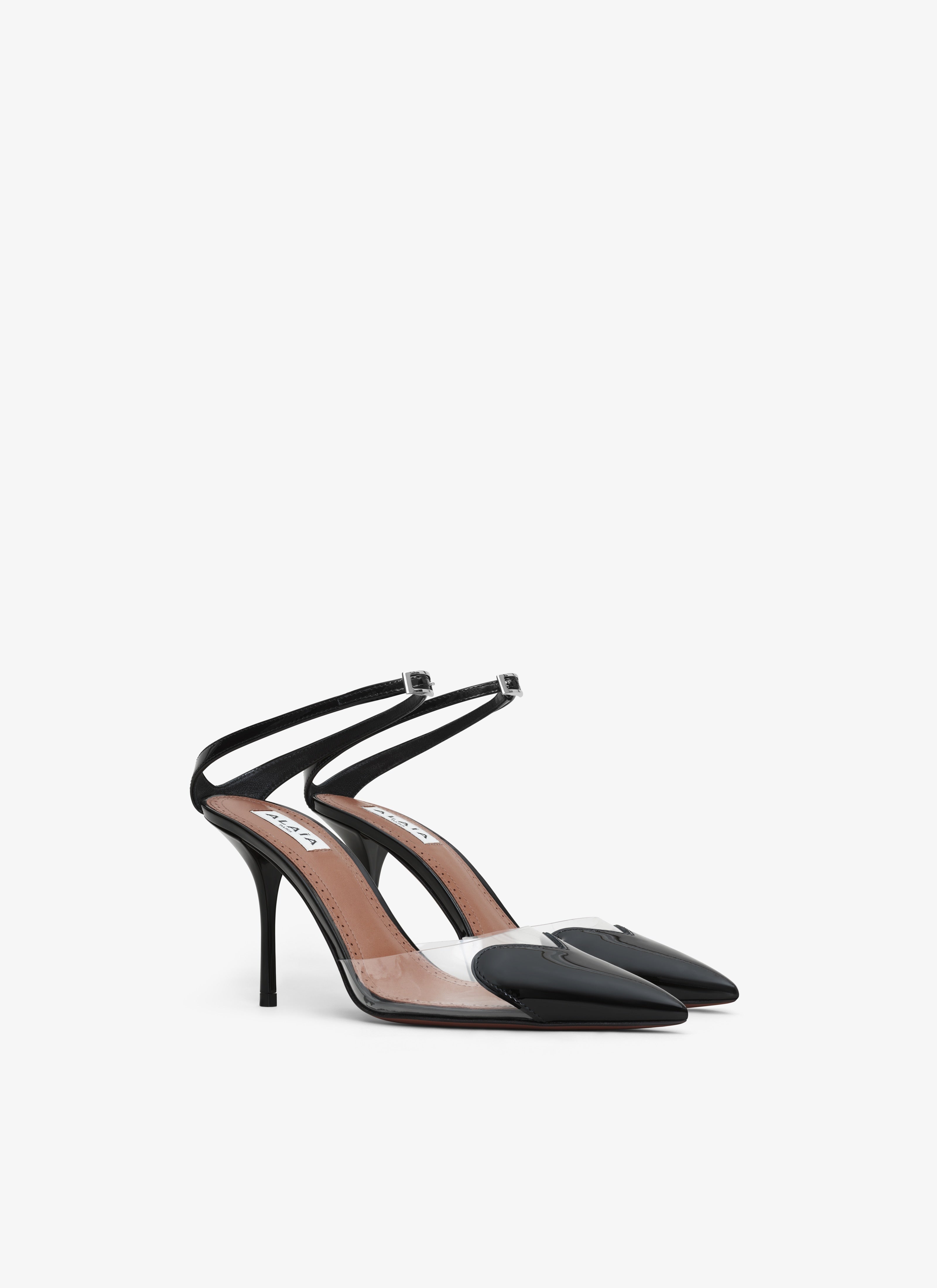 LE CŒUR PUMPS IN PATENT CALFSKIN