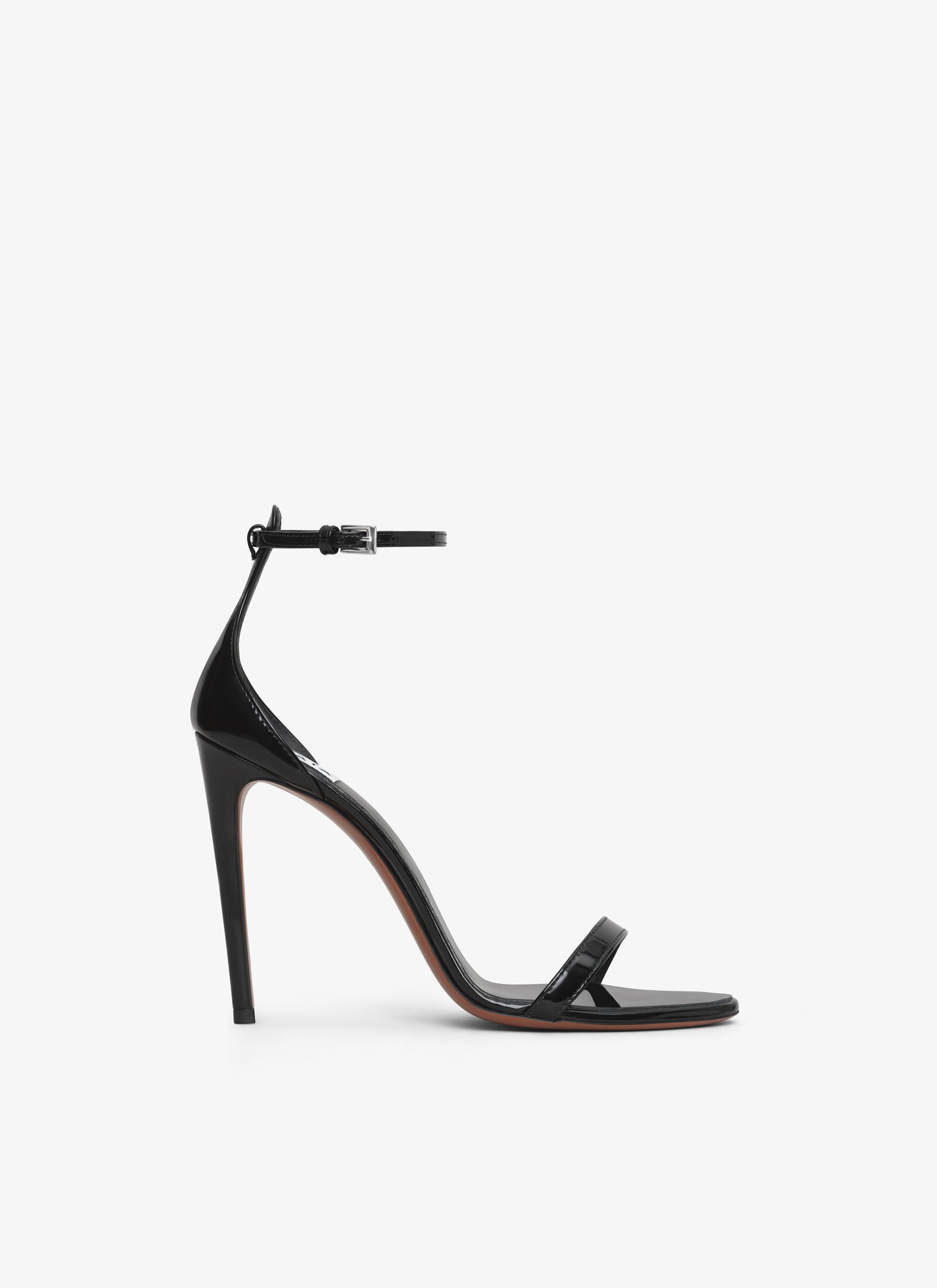 High Sandals in Patent Calfskin