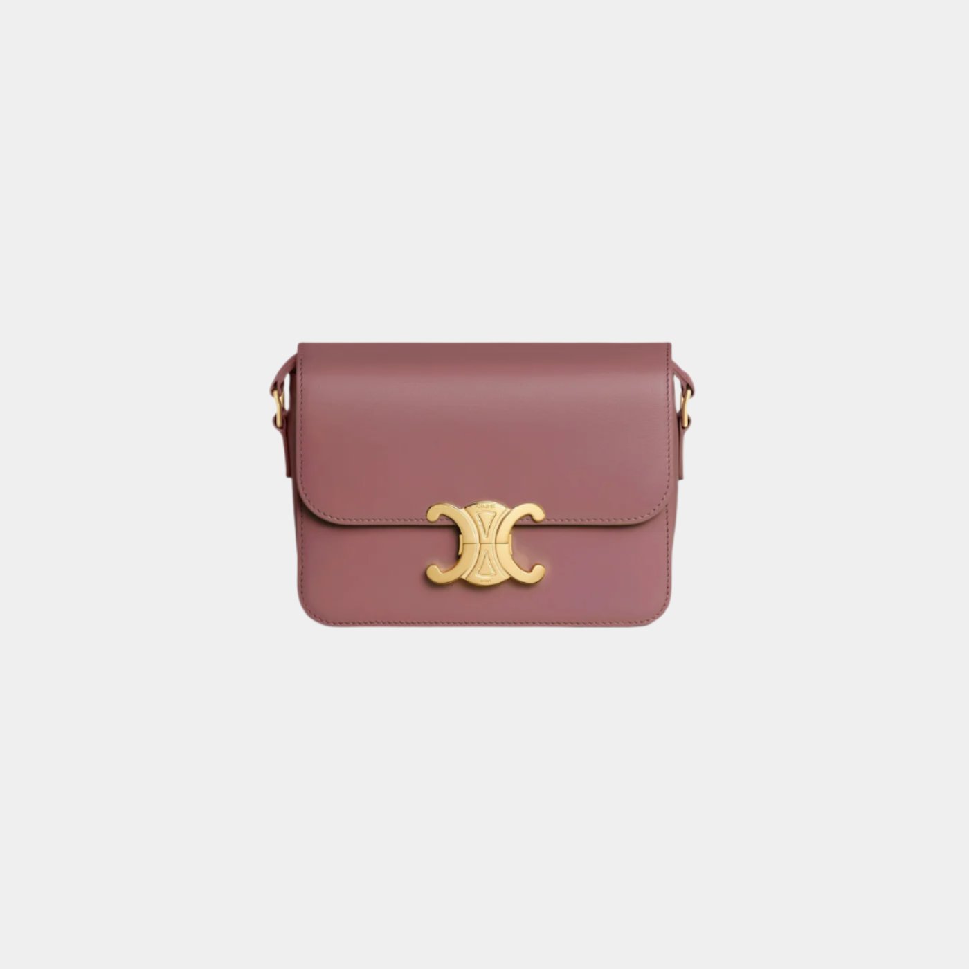 Teen Triomphe Bag In Shiny Calfskin