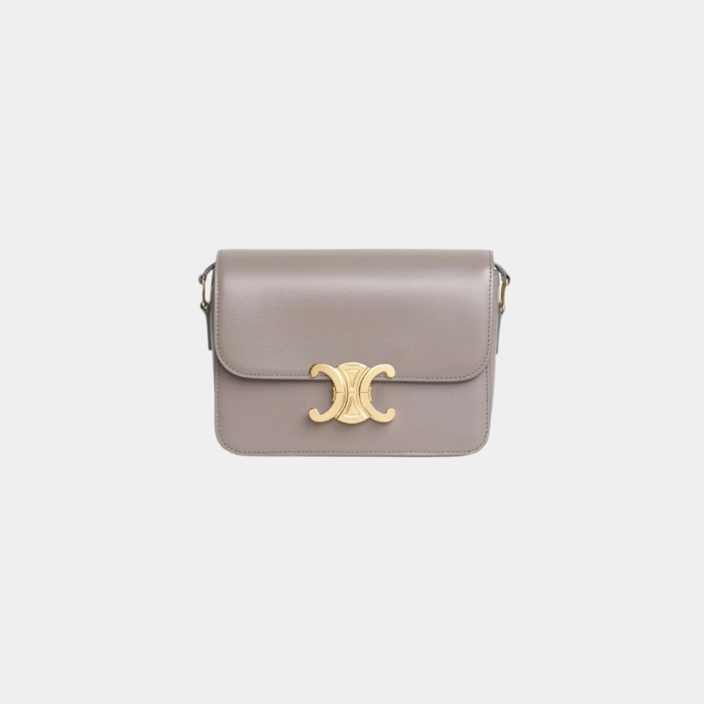 Teen Triomphe Bag In Shiny Calfskin