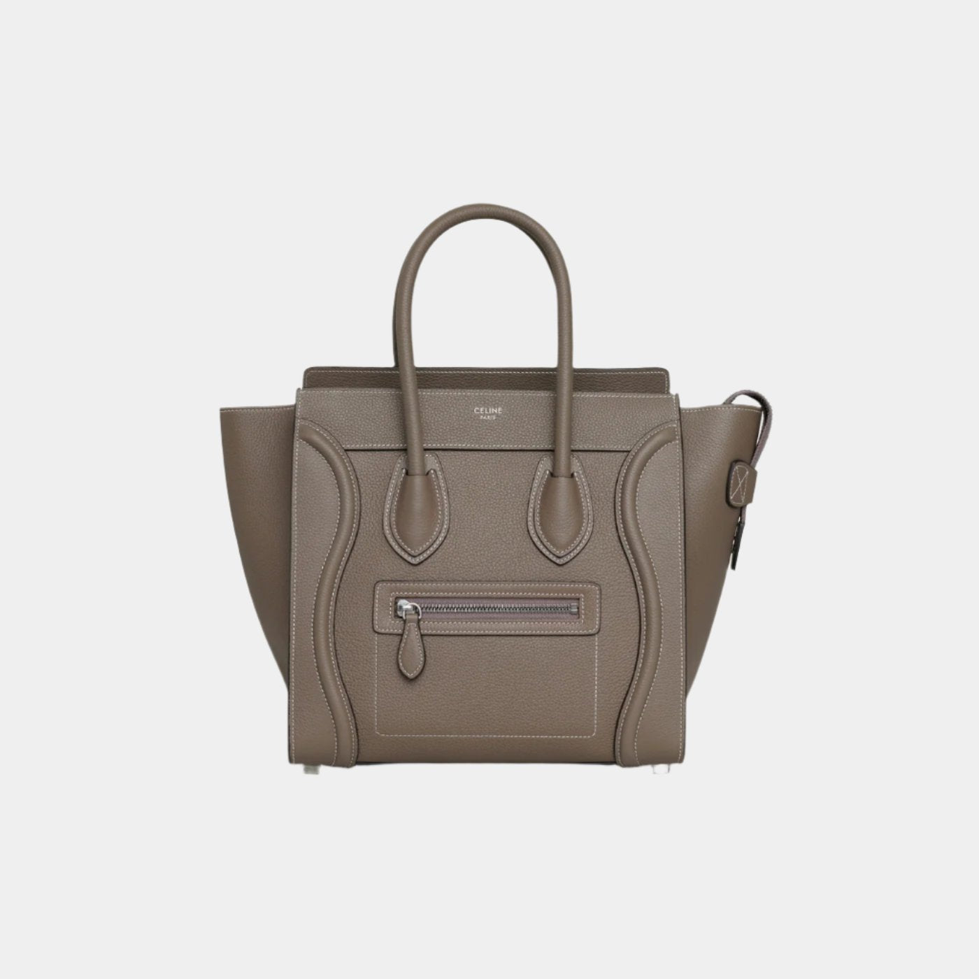 Micro Luggage Handbag In Drummed Calfskin