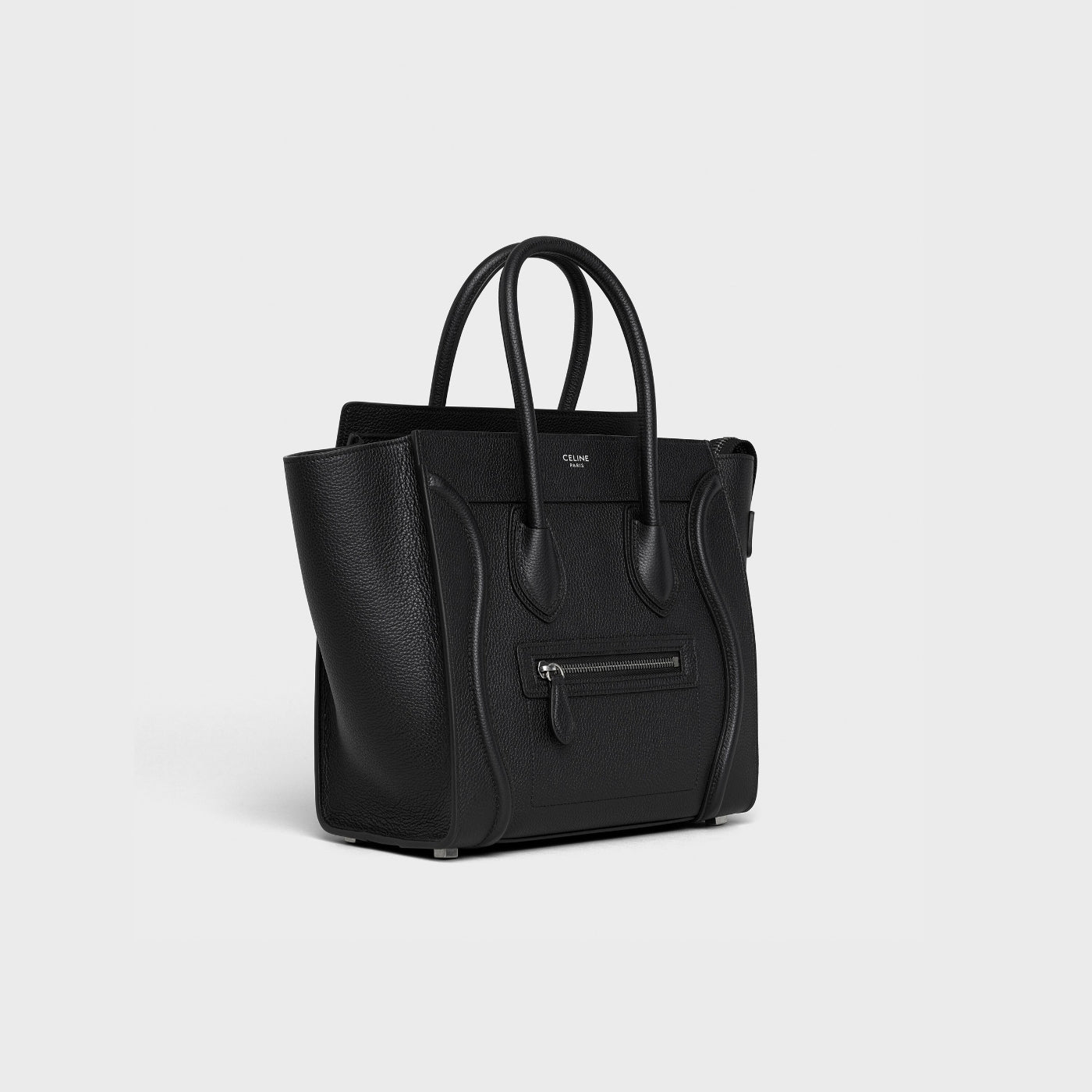 Micro Luggage Handbag In Drummed Calfskin