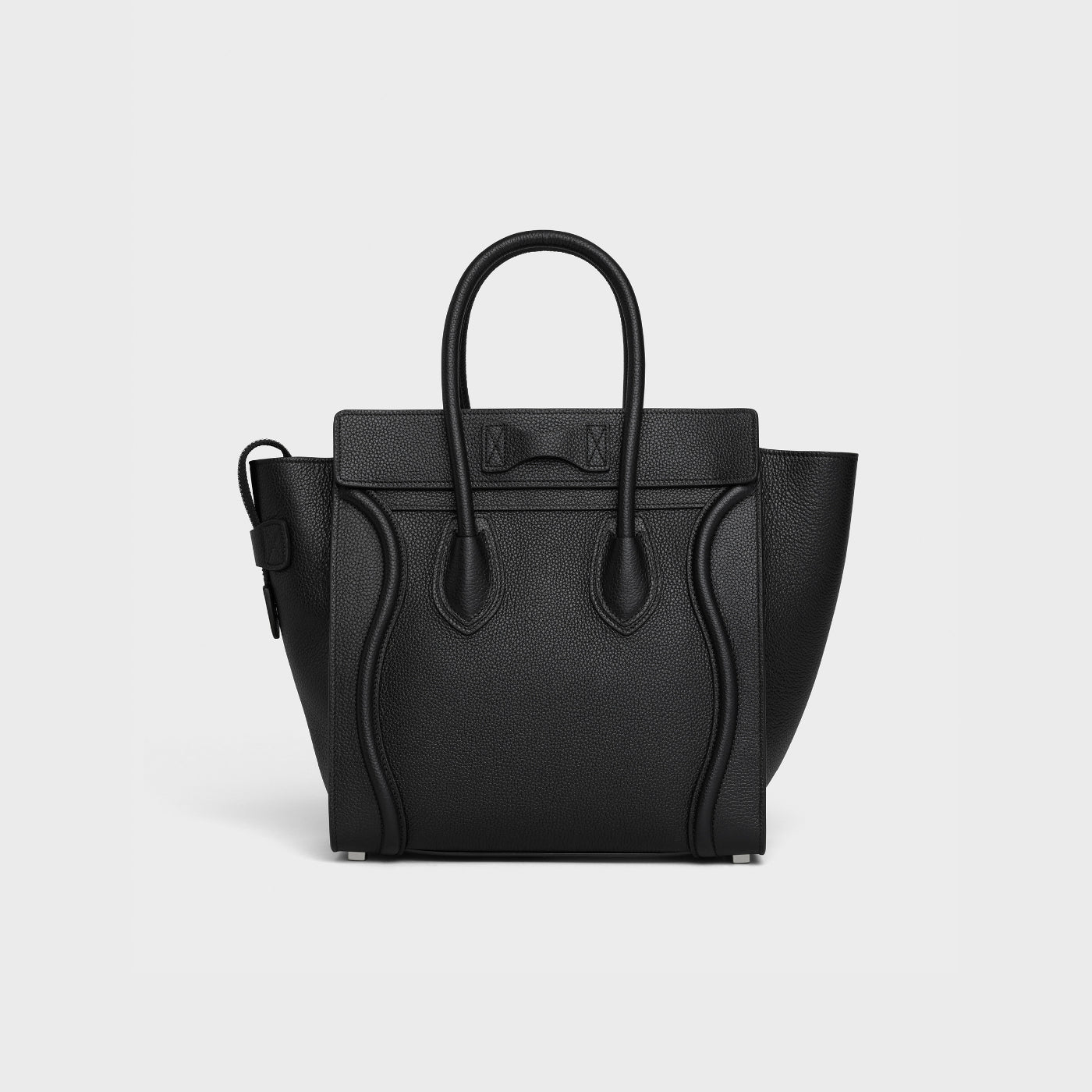 Micro Luggage Handbag In Drummed Calfskin