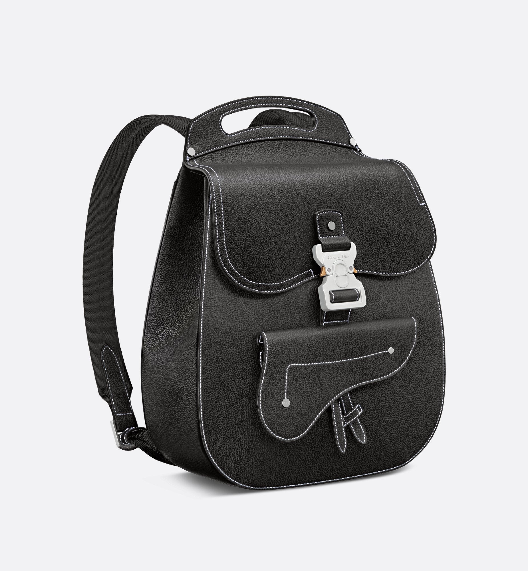 Gallop Backpack Black Grained Calfskin