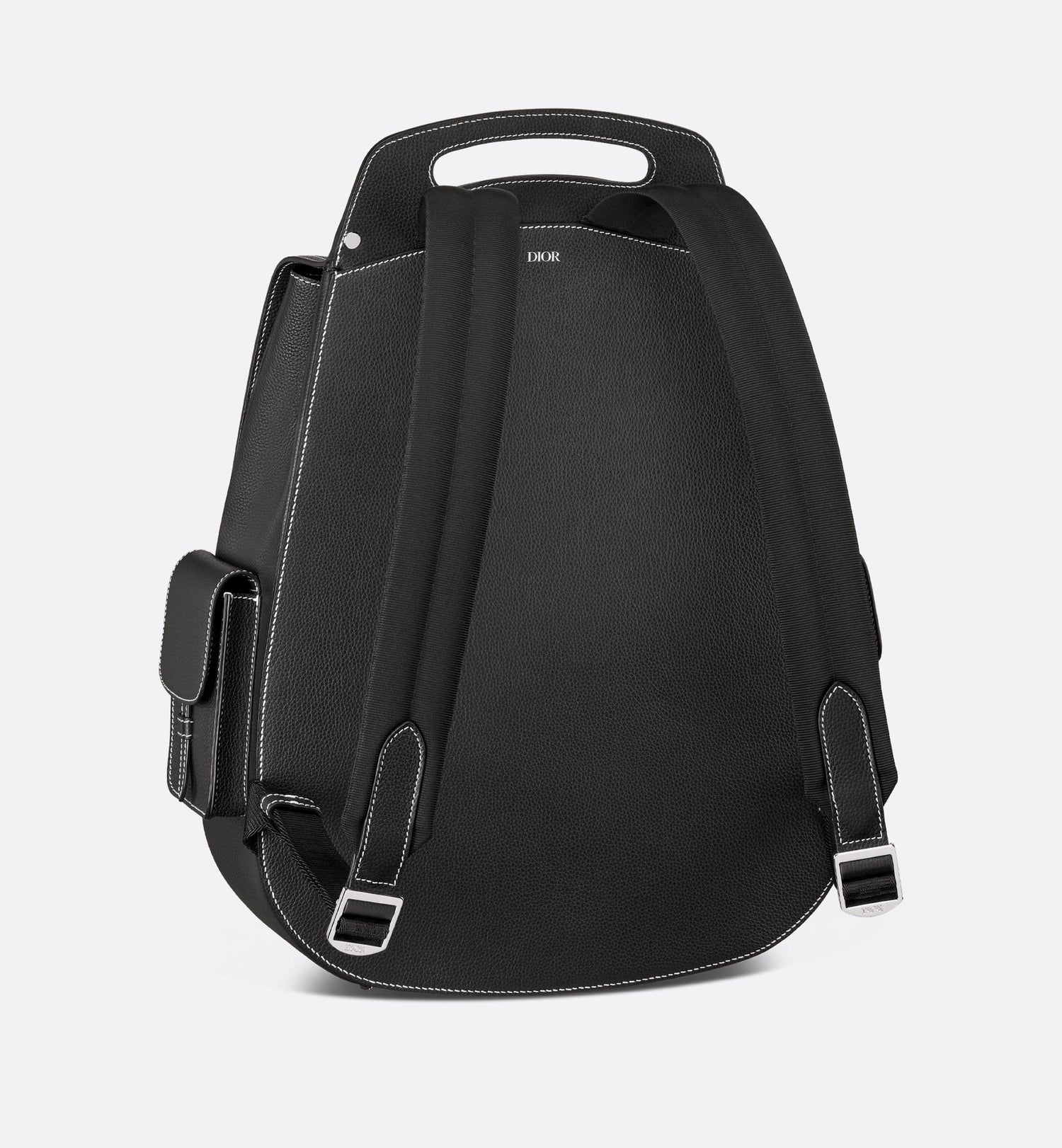 Maxi Gallop Backpack Black Grained Calfskin