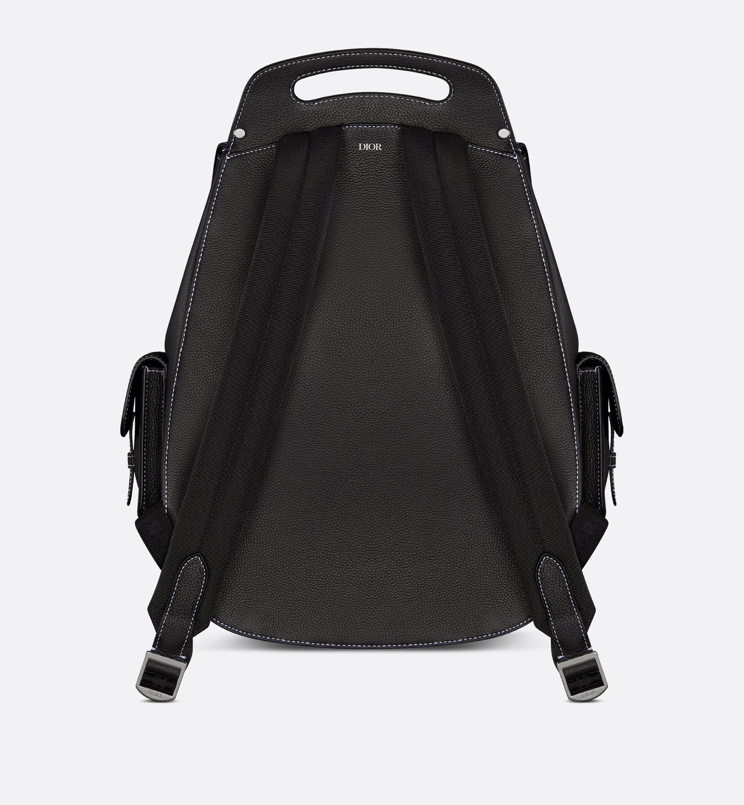 Maxi Gallop Backpack Black Grained Calfskin