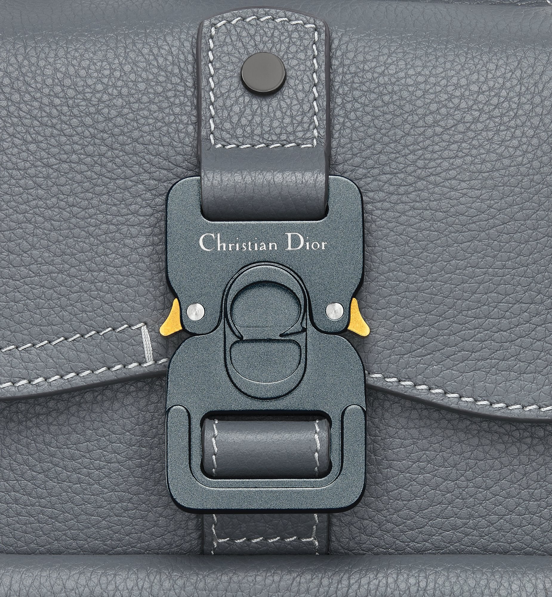 Gallop Sling Bag Deep Gray Grained Calfskin