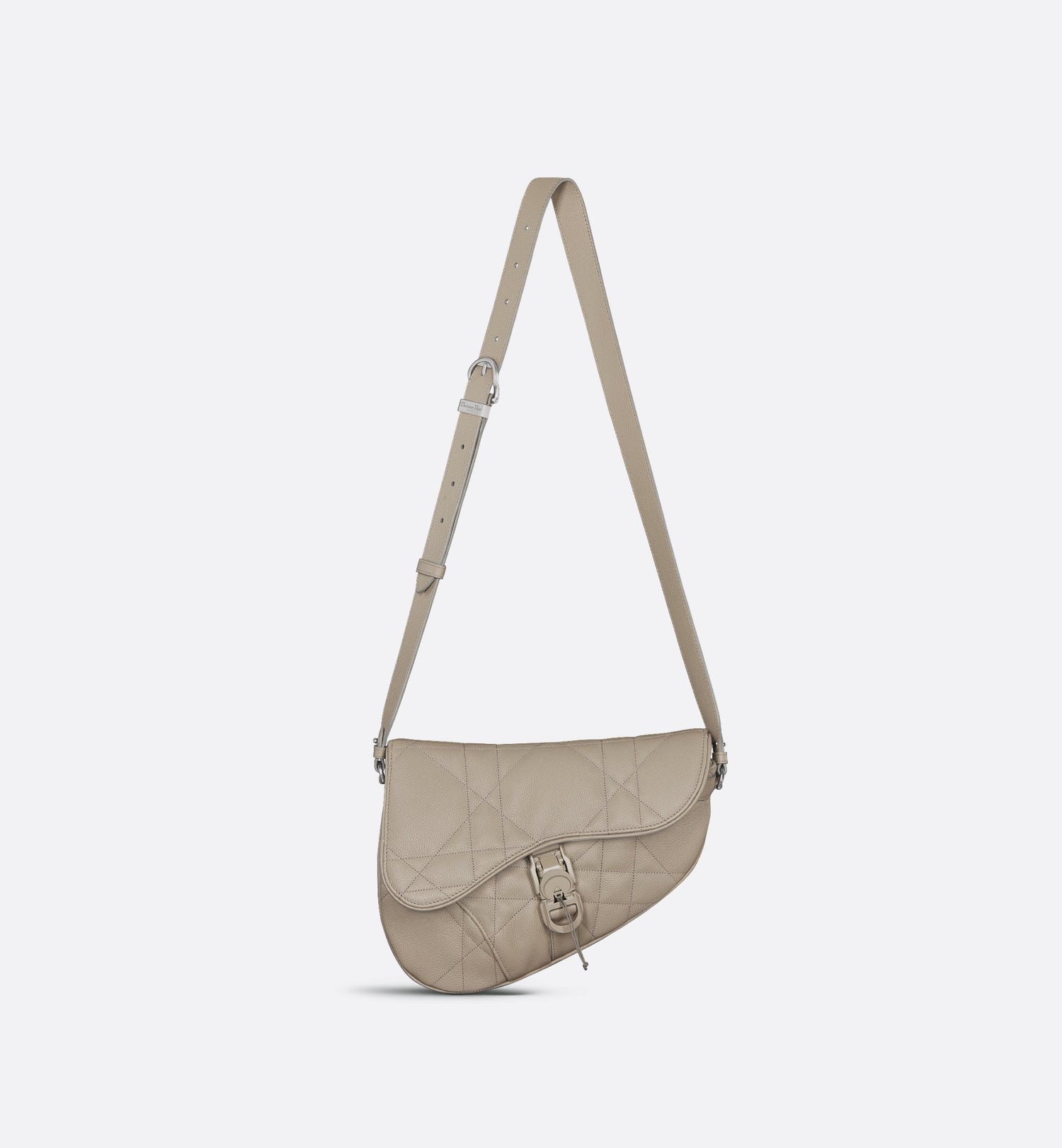 Saddle Twin Bag Beige Maxicannage Calfskin