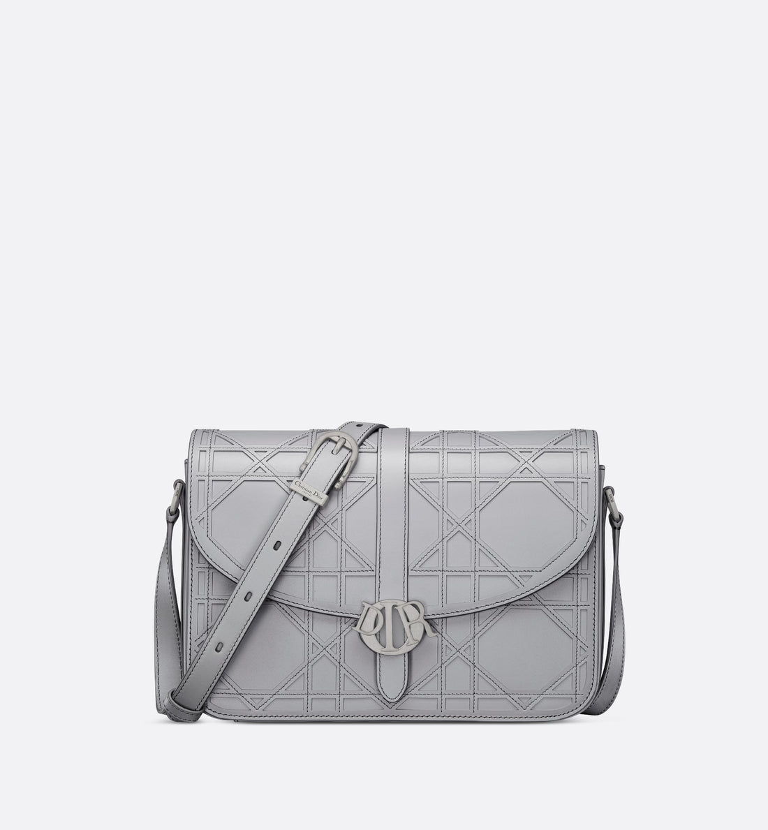 Charm Bag Gray Cannage Cosmo Leather