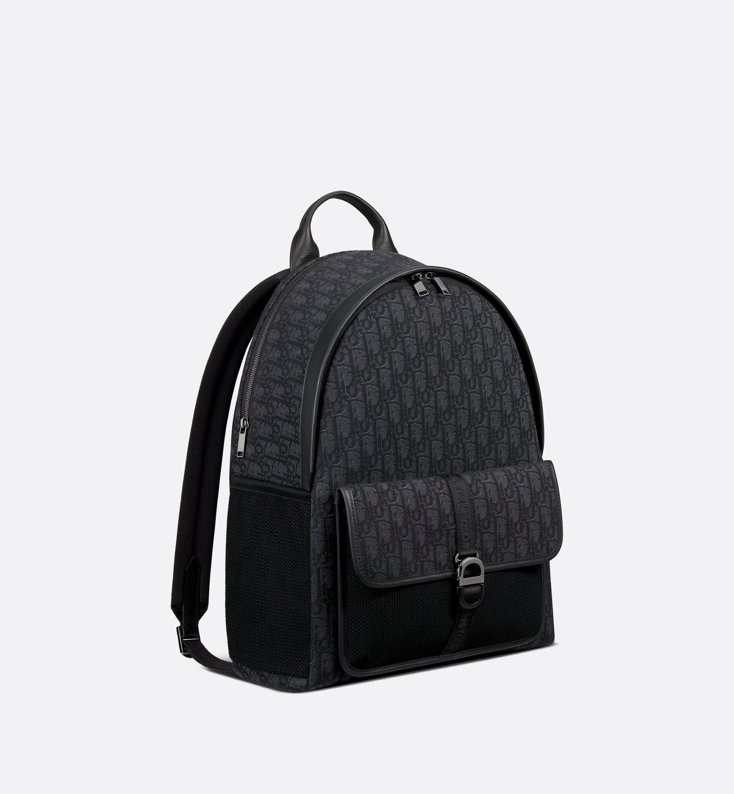 8 Backpack Black Dior Oblique Jacquard