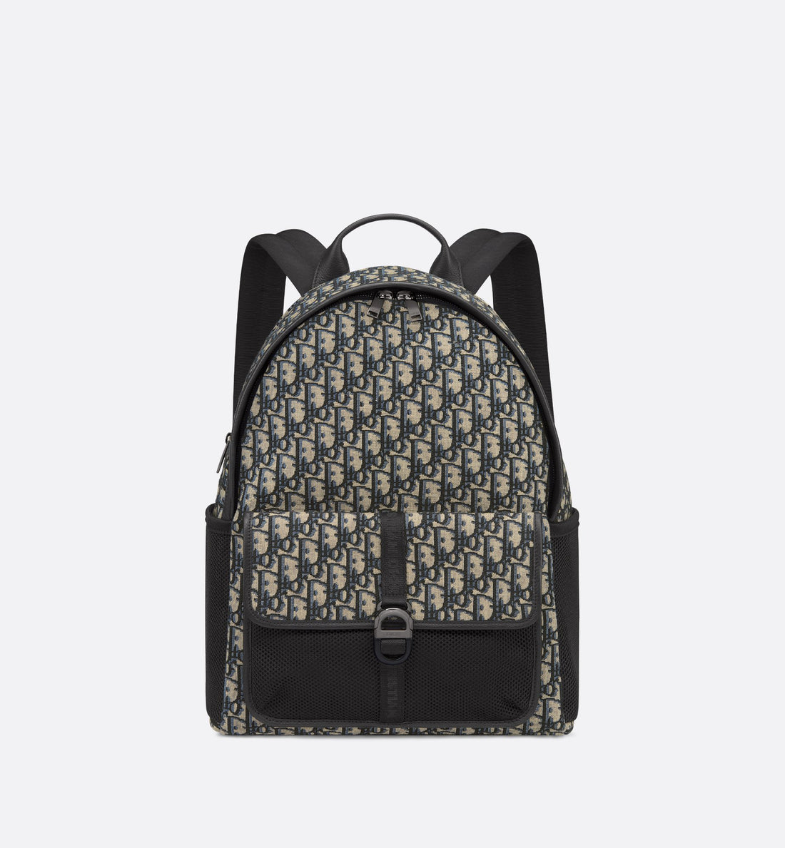 8 Backpack Beige And Black Dior Oblique Jacquard