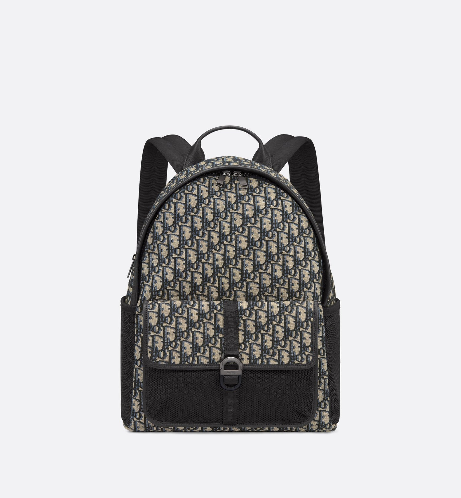 8 Backpack Beige And Black Dior Oblique Jacquard